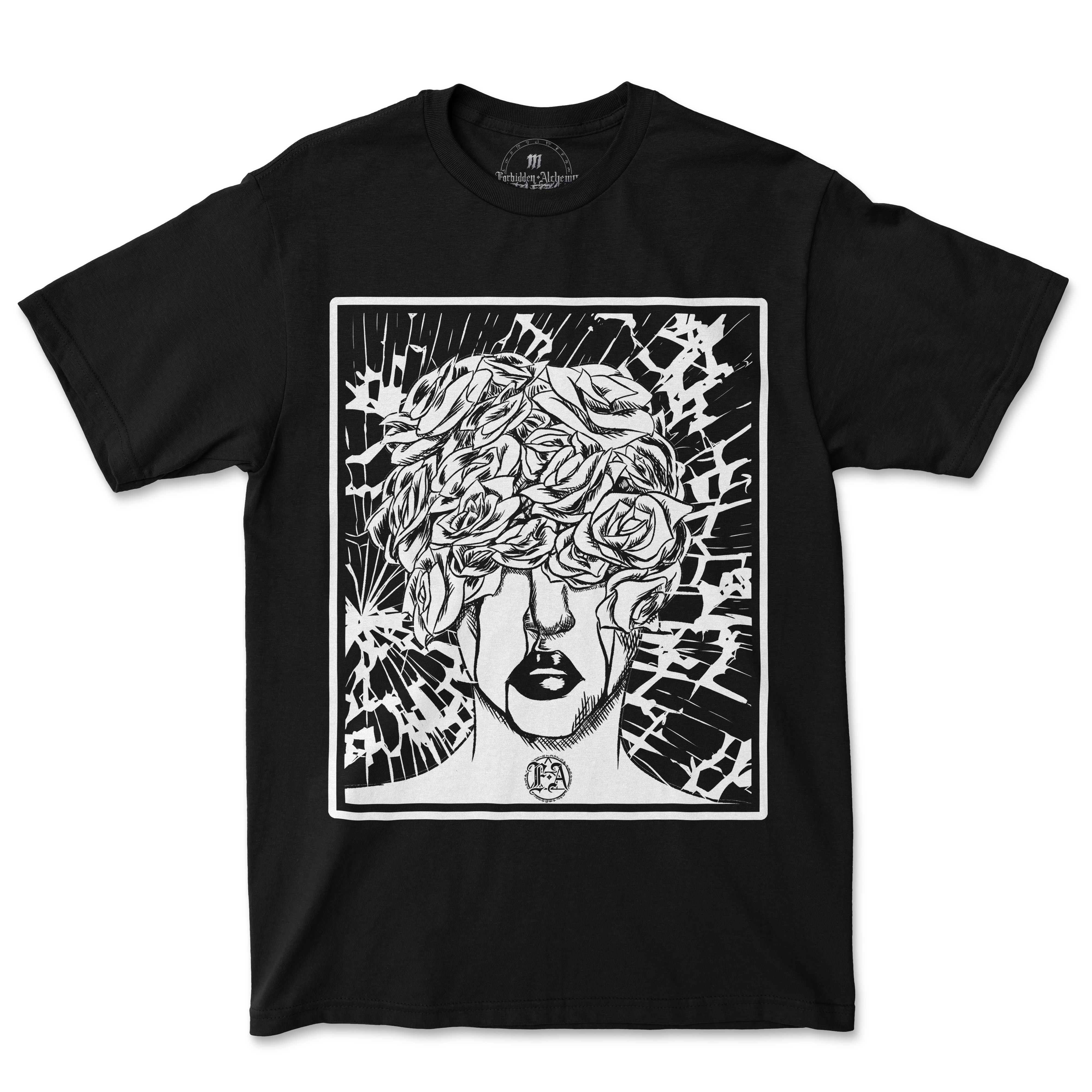 Shop Forbidden Alchemy’s men's T-shirts. Crafted from 100% cotton, featuring vibrant direct-to-garment prints and bold metalcore style. Tagged: MEN'S TEES.T-Shirtsforbidden alchemyMEN'S TEES