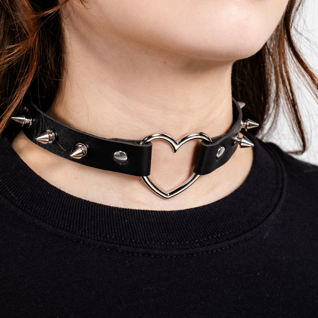 Shop Forbidden Alchemy’s premium leather chokers. Adjustable fit, alloy studs, and authentic metalcore-inspired designs. Tagged: Choker.Necklacesforbidden alchemyChoker