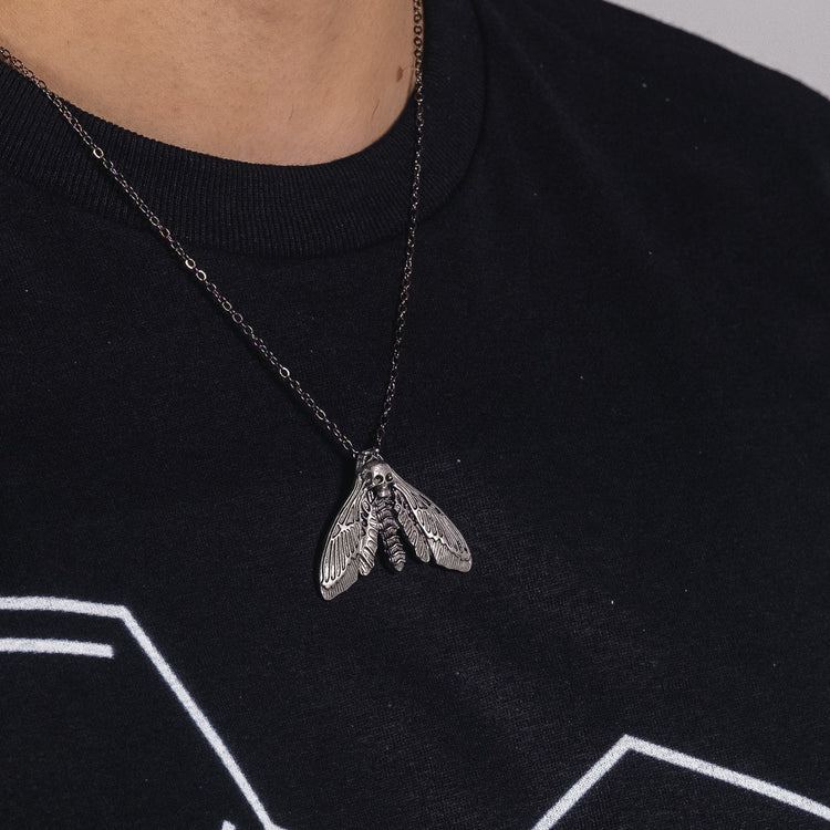 Shop Death Moth - Necklace from Forbidden Alchemy’s collection. Crafted from premium alloy zinc, each piece showcases detailed. Tagged: Necklaces.Necklacesforbidden alchemyNecklaces