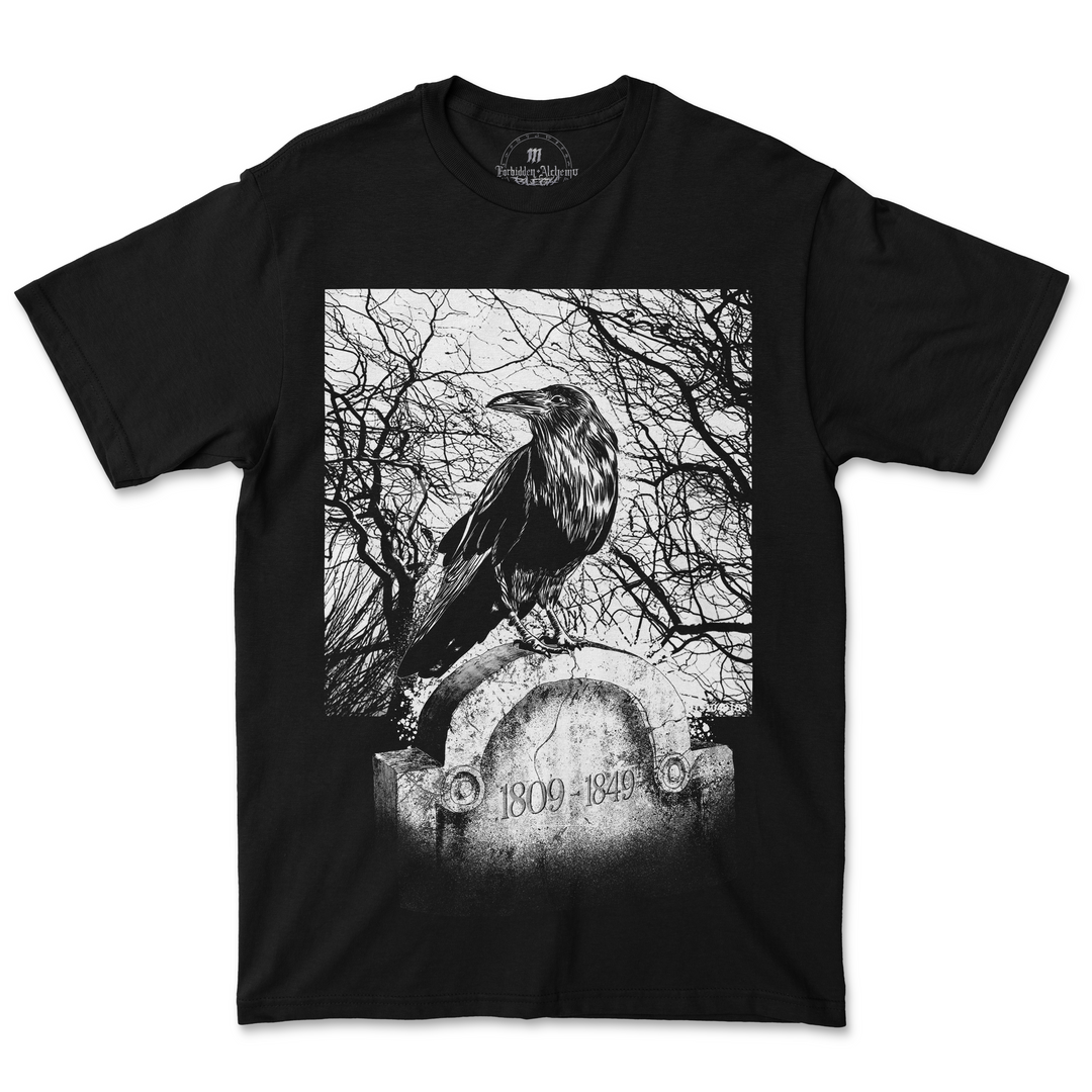Buy Death of the Poet from forbidden alchemy's men's T-Shirts. Premium 100% cotton, direct-to-garment prints, authentic metalcore apparel. Tagged: MEN'S TEES.T-Shirtsforbidden alchemyMEN'S TEES