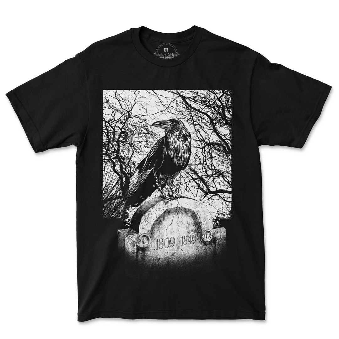 Buy Death of the Poet from forbidden alchemy's men's T-Shirts. Premium 100% cotton, direct-to-garment prints, authentic metalcore apparel. Tagged: MEN'S TEES.T-Shirtsforbidden alchemyMEN'S TEES