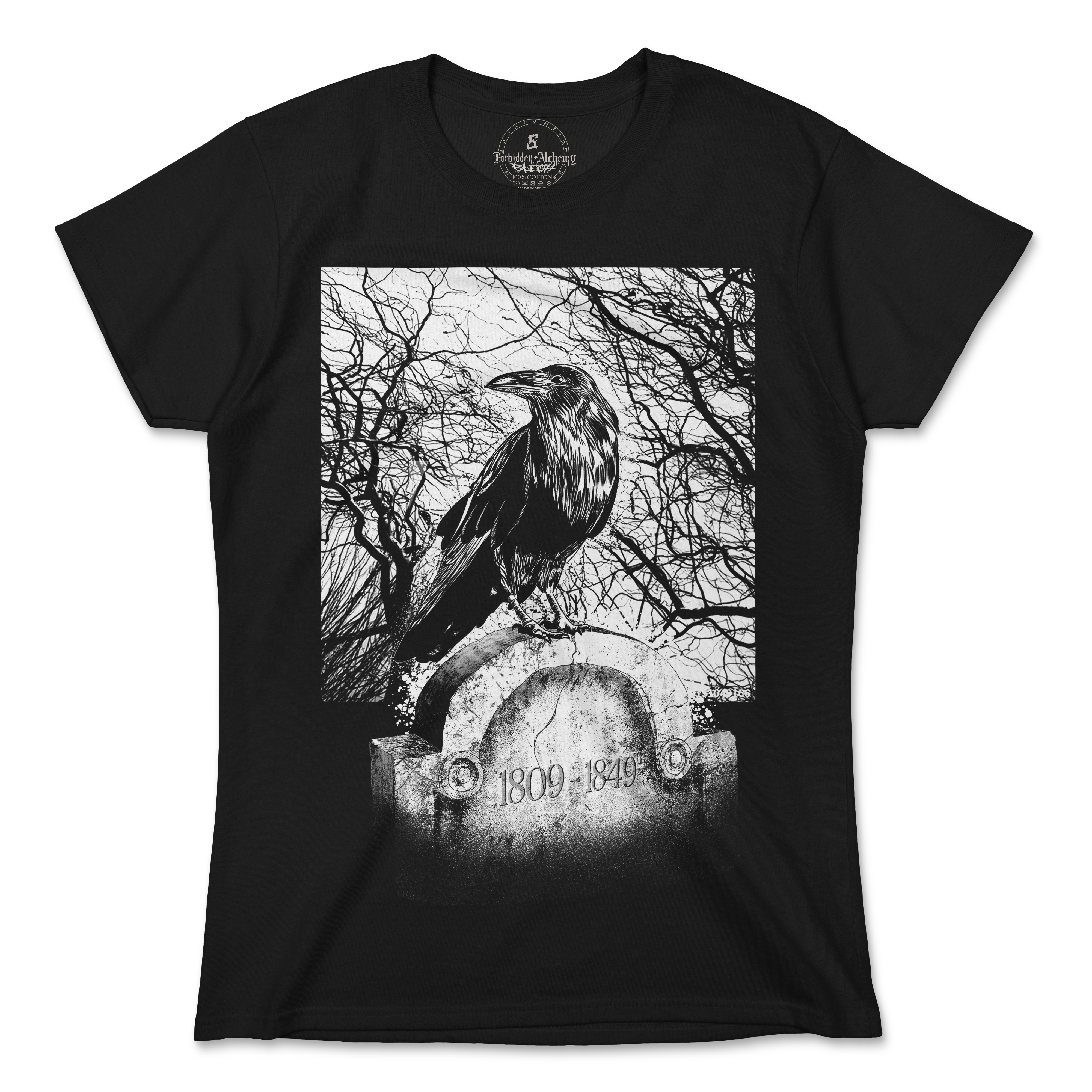 Buy Death of the Poet from forbidden alchemy's women's T-Shirts. 100% cotton, direct-to-garment prints, authentic alternative apparel. Tagged: WOMEN'S TEES.T-Shirtsforbidden alchemyWOMEN'S TEES
