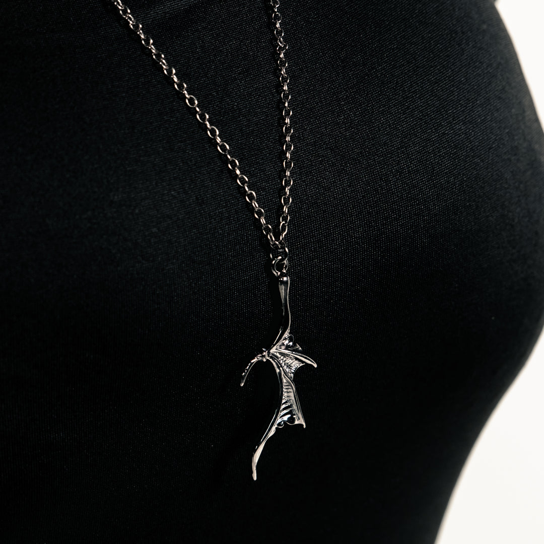 Shop Double bat wings - Necklaces from Forbidden Alchemy’s collection. Crafted from premium alloy zinc, each piece showcases detailed. Tagged: Necklaces.Necklacesforbidden alchemyNecklaces
