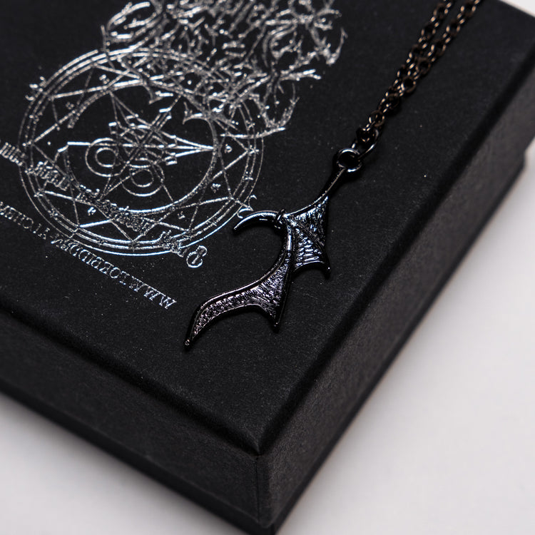 Shop Double bat wings - Necklaces from Forbidden Alchemy’s collection. Crafted from premium alloy zinc, each piece showcases detailed. Tagged: Necklaces.Necklacesforbidden alchemyNecklaces