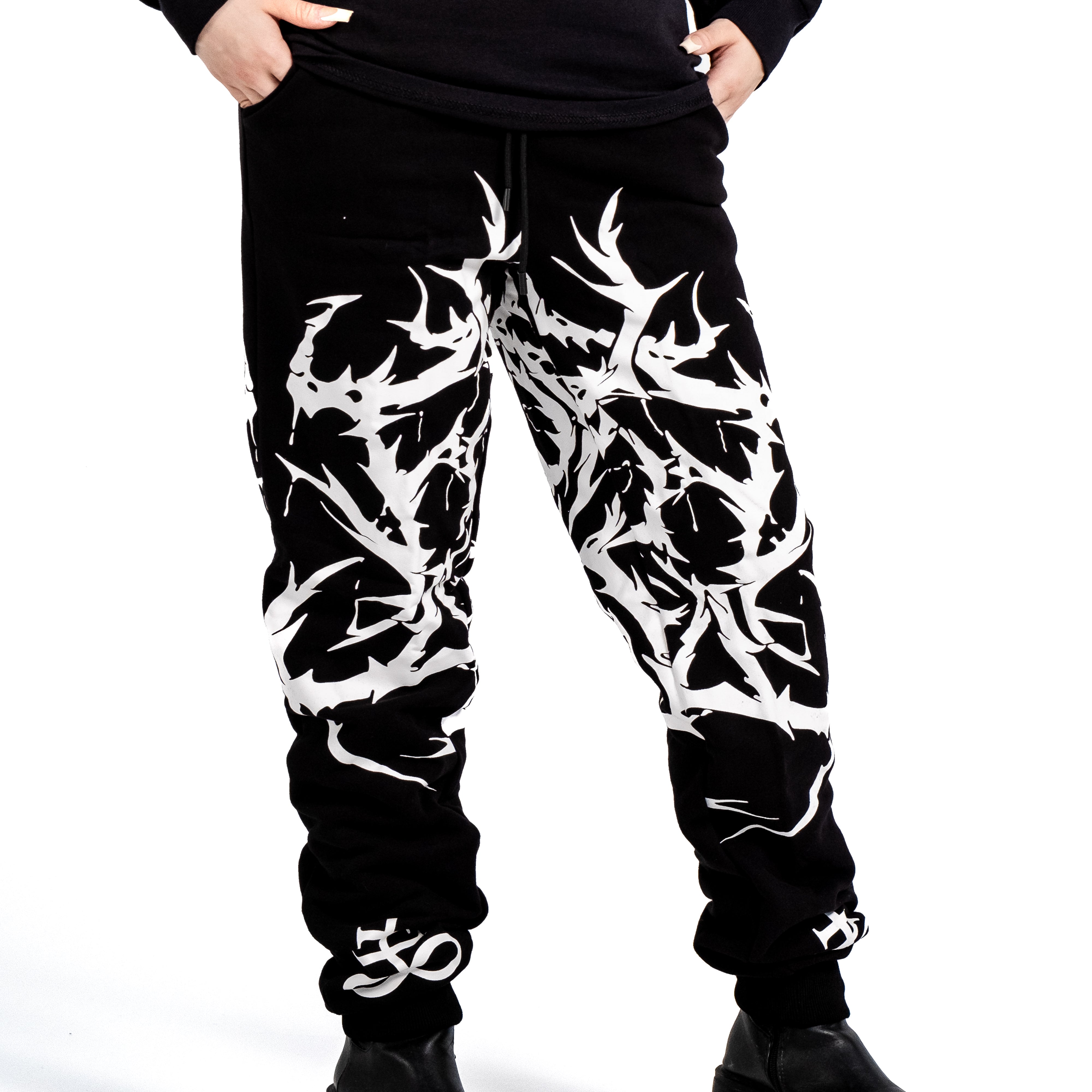 Shop FA Black Metal - Joggers from forbidden alchemy's premium joggers. Heavyweight 100% cotton, deep pockets, relaxed fit, metalcore-inspired style. Tagged: Joggers.Joggersforbidden alchemyJoggers