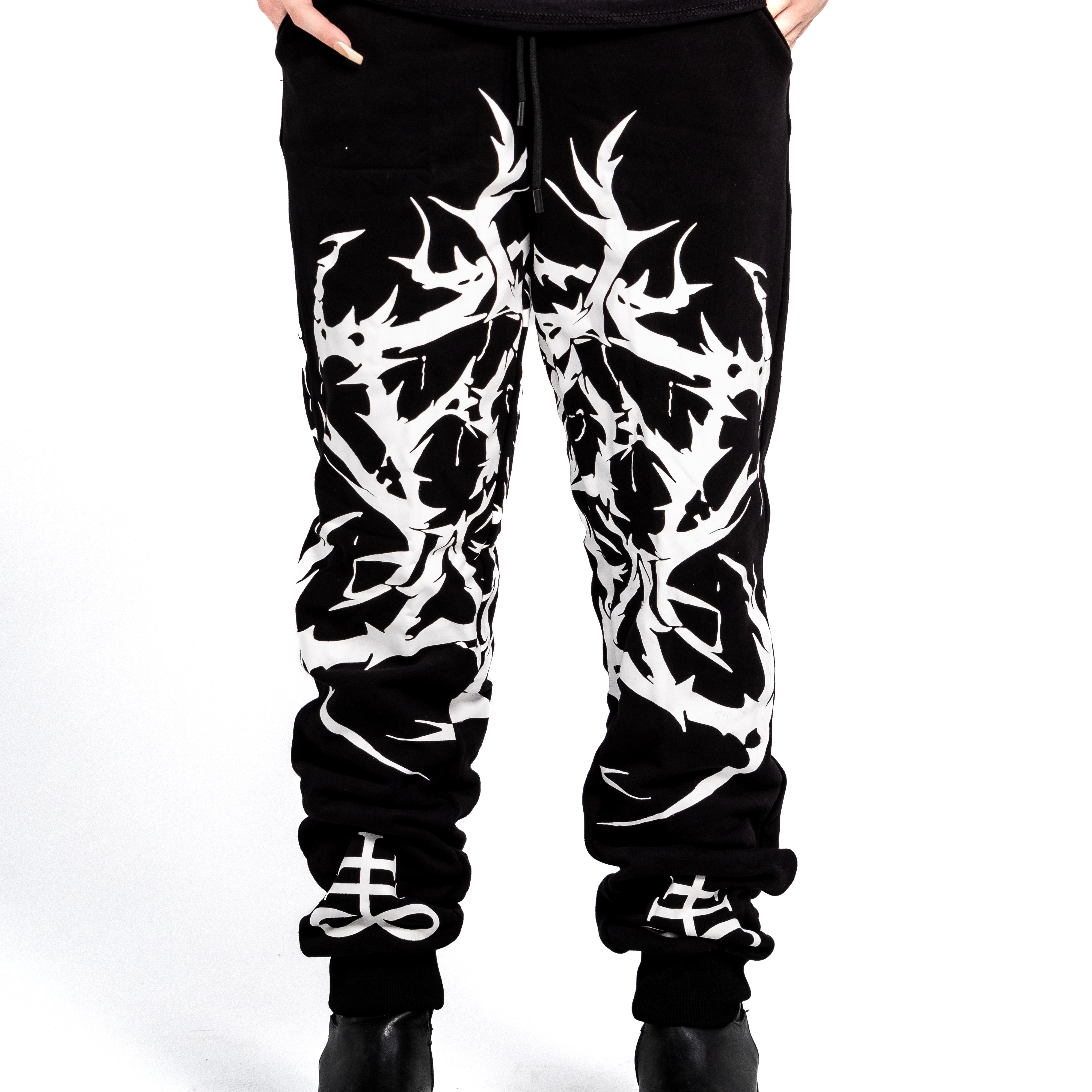 Shop FA Black Metal - Joggers from forbidden alchemy's premium joggers. Heavyweight 100% cotton, deep pockets, relaxed fit, metalcore-inspired style. Tagged: Joggers.Joggersforbidden alchemyJoggers