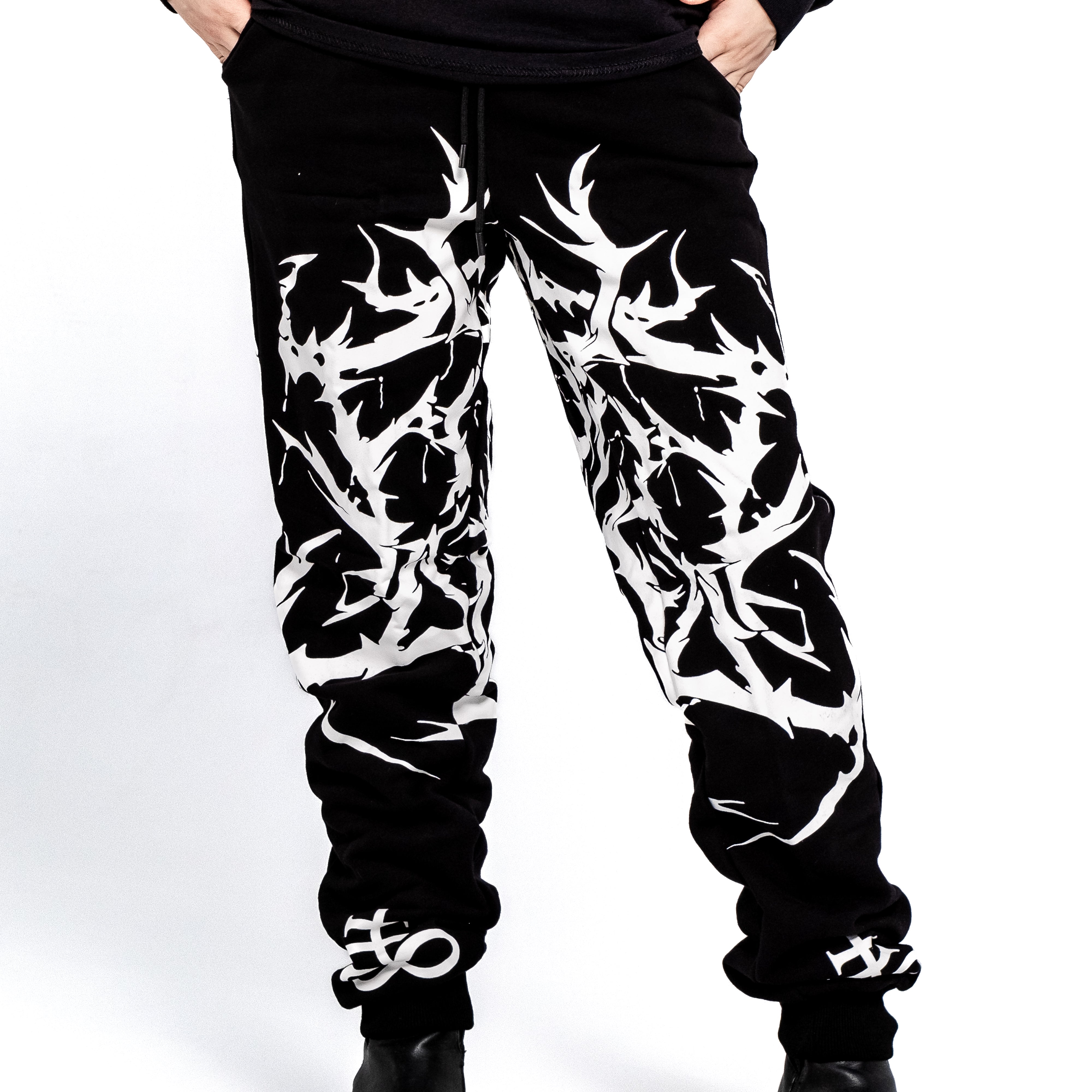 Shop FA Black Metal - Joggers from forbidden alchemy's premium joggers. Heavyweight 100% cotton, deep pockets, relaxed fit, metalcore-inspired style. Tagged: Joggers.Joggersforbidden alchemyJoggers