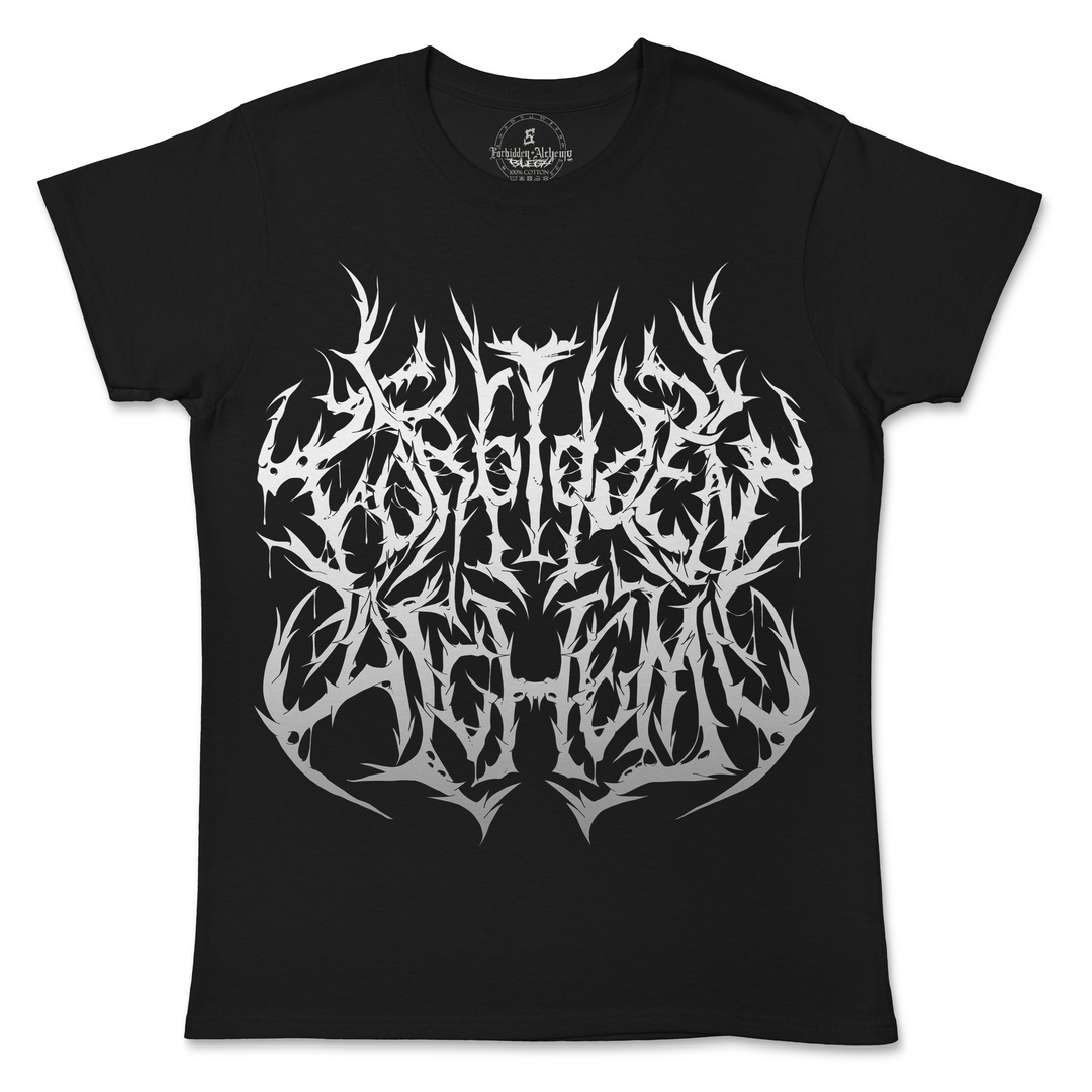 Buy F.A Black Metal from forbidden alchemy's women's T-Shirts. 100% cotton, direct-to-garment prints, authentic alternative apparel. Tagged: WOMEN'S TEES.T-Shirtsforbidden alchemyWOMEN'S TEES