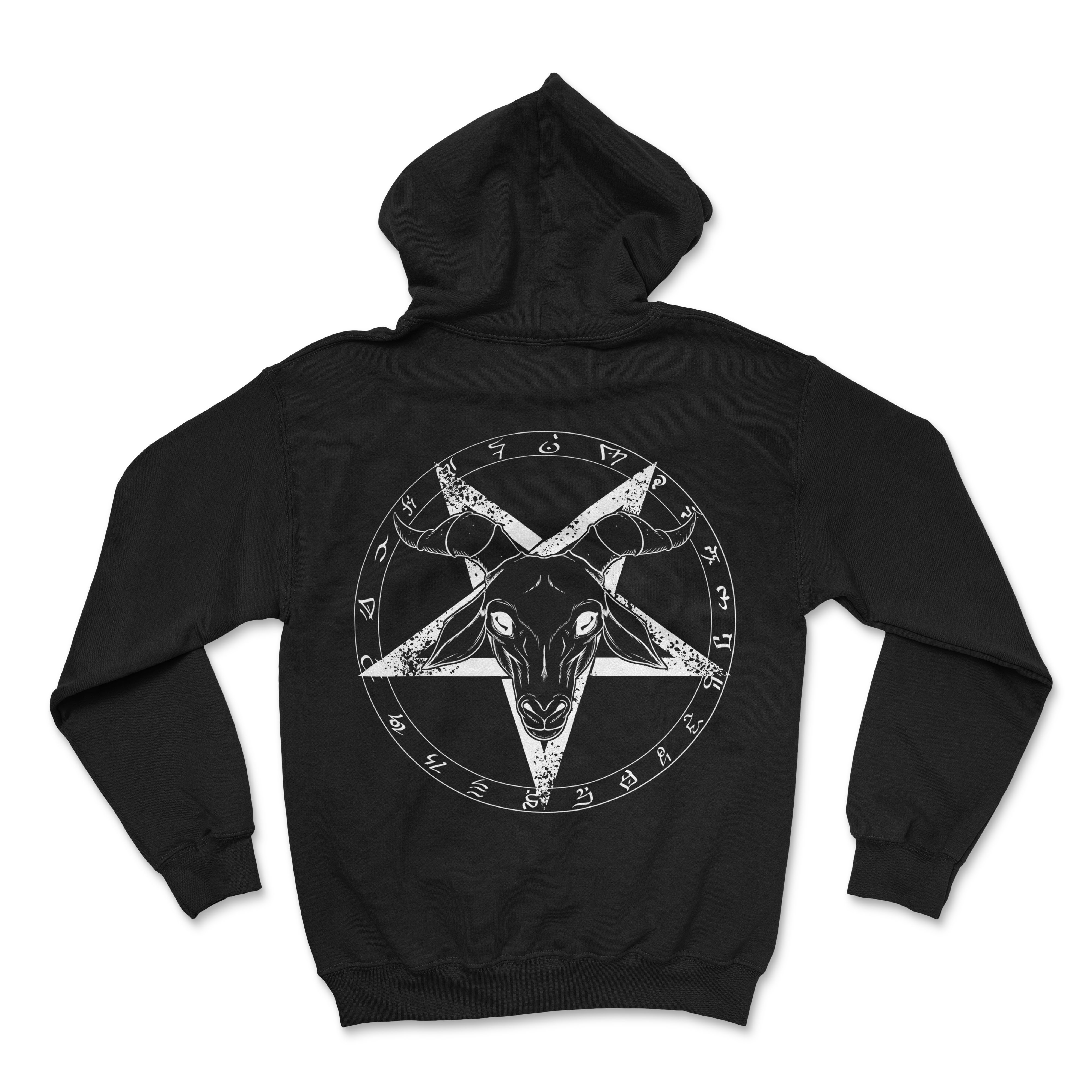 Goat Pentagram Hoodie | 100% Cotton | Forbidden Alchemy
