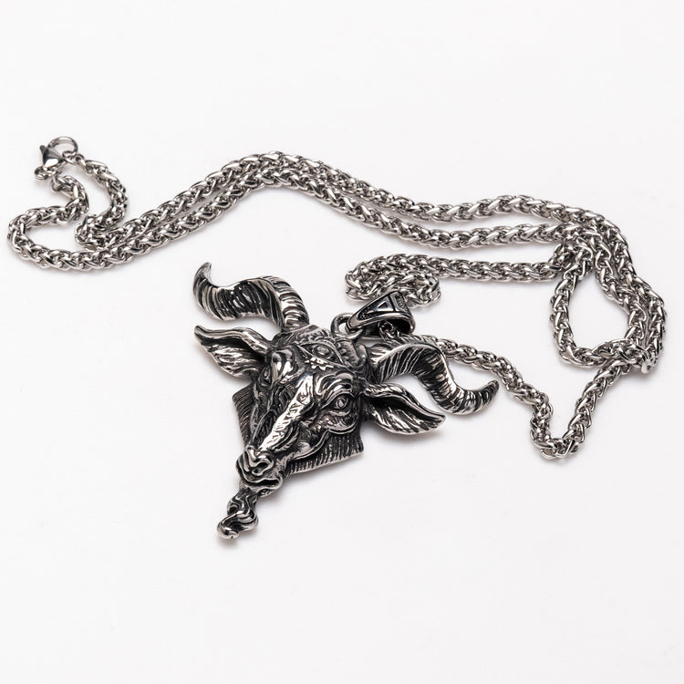 Shop Goat head - Necklace from Forbidden Alchemy’s collection. Crafted from premium alloy zinc, each piece showcases detailed. Tagged: Necklaces.Necklacesforbidden alchemyNecklaces
