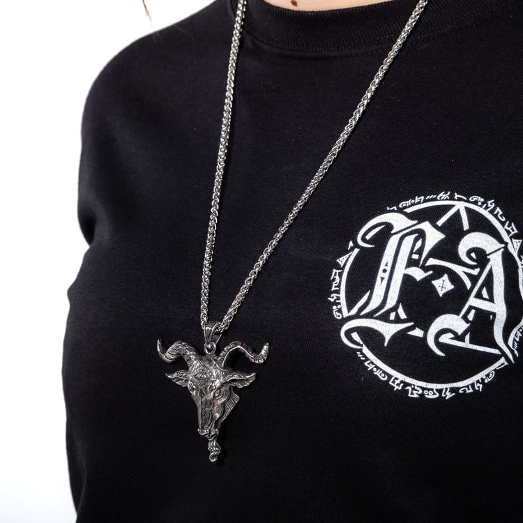Shop Goat head - Necklace from Forbidden Alchemy’s collection. Crafted from premium alloy zinc, each piece showcases detailed. Tagged: Necklaces.Necklacesforbidden alchemyNecklaces