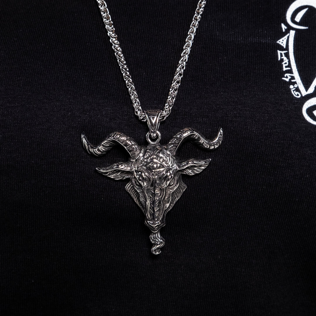 Shop Goat head - Necklace from Forbidden Alchemy’s collection. Crafted from premium alloy zinc, each piece showcases detailed. Tagged: Necklaces.Necklacesforbidden alchemyNecklaces