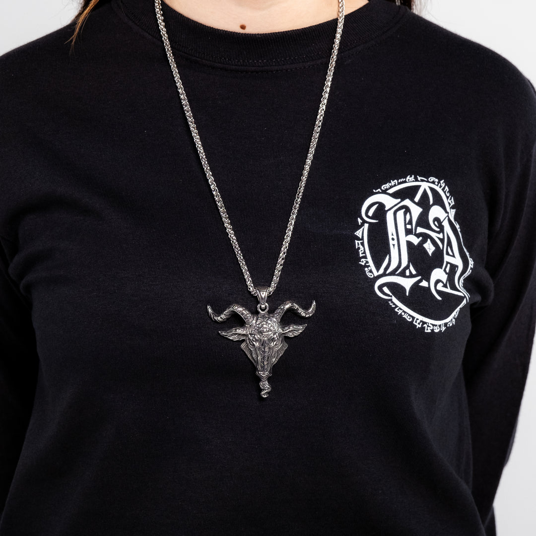 Shop Goat head - Necklace from Forbidden Alchemy’s collection. Crafted from premium alloy zinc, each piece showcases detailed. Tagged: Necklaces.Necklacesforbidden alchemyNecklaces