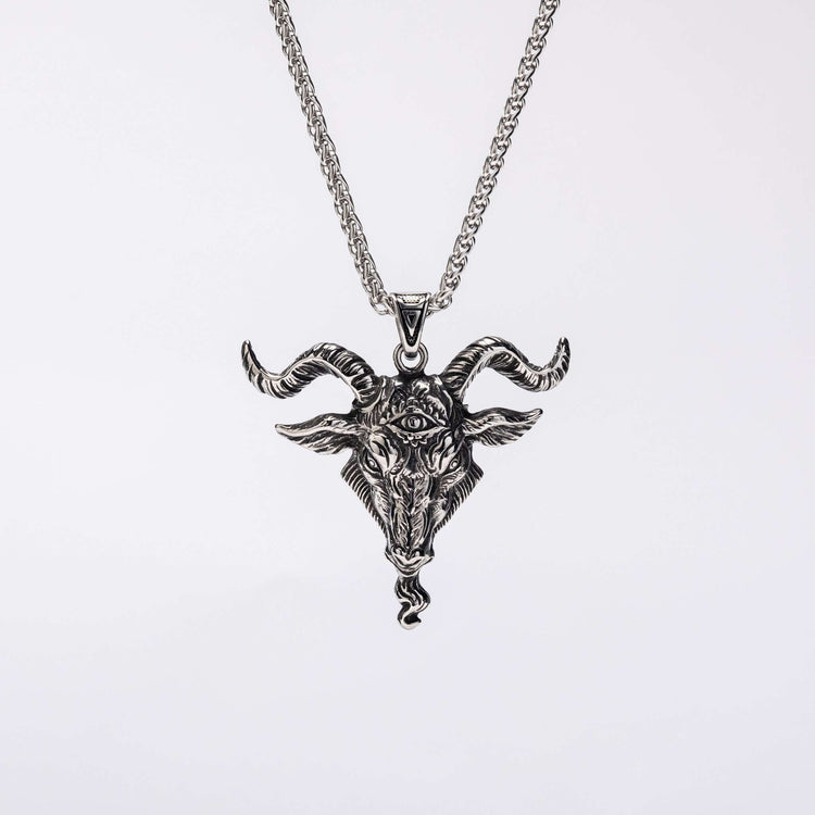 Shop Goat head - Necklace from Forbidden Alchemy’s collection. Crafted from premium alloy zinc, each piece showcases detailed. Tagged: Necklaces.Necklacesforbidden alchemyNecklaces