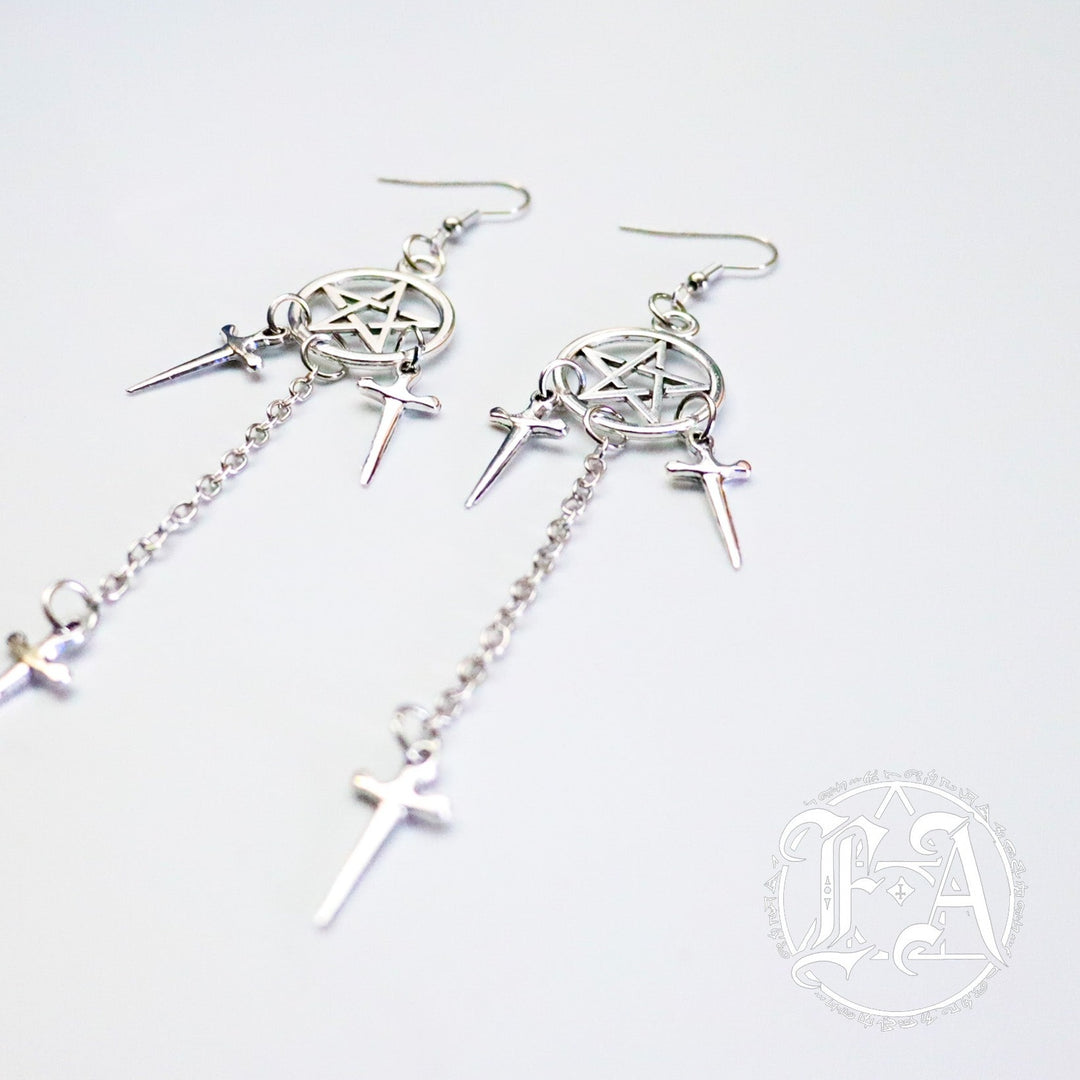 Shop from Forbidden Alchemy’s gothic earrings. Bold, detailed designs crafted from premium materials for authentic alternative style. Tagged: Earrings.Earringsforbidden alchemyEarrings