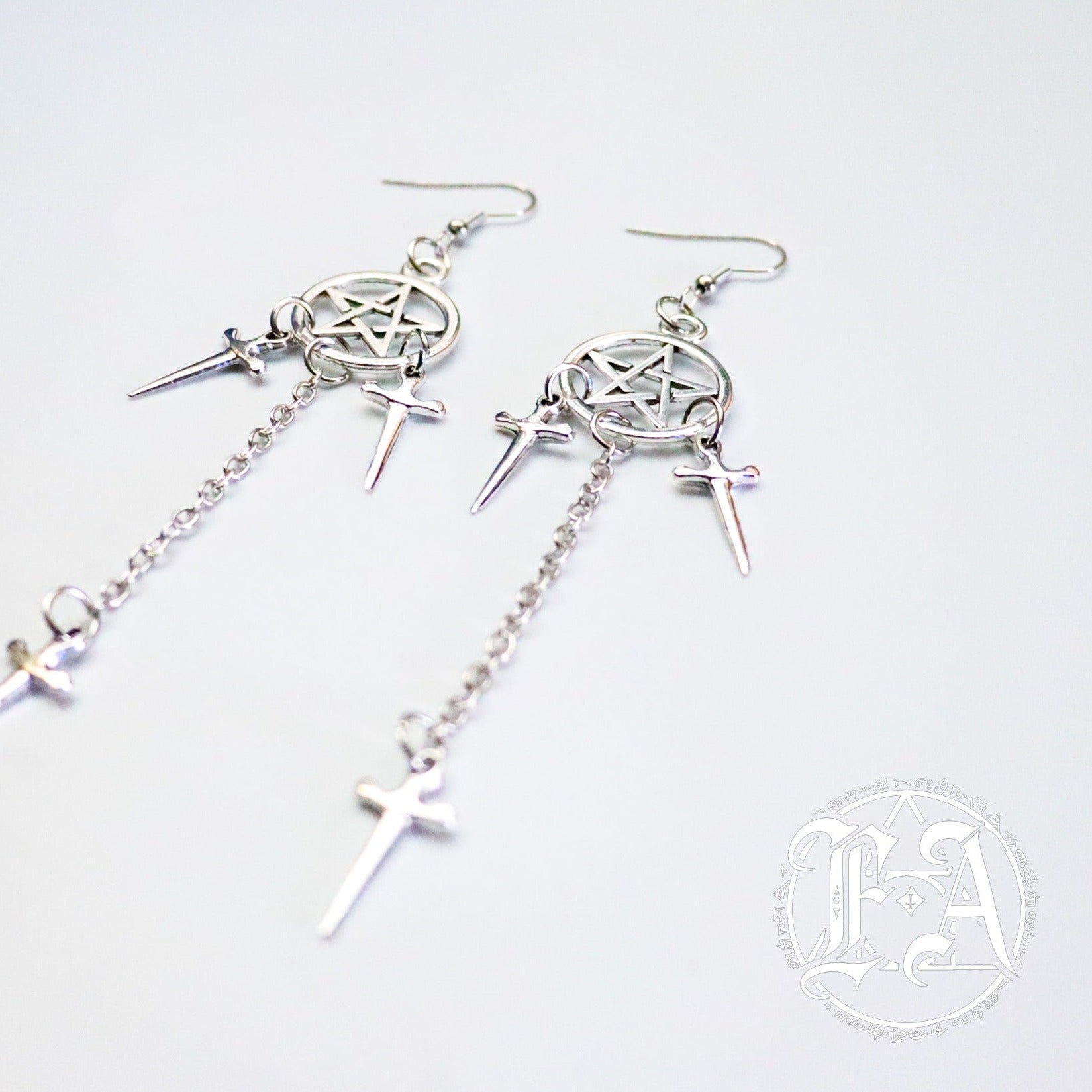Shop from Forbidden Alchemy’s gothic earrings. Bold, detailed designs crafted from premium materials for authentic alternative style. Tagged: Earrings.Earringsforbidden alchemyEarrings