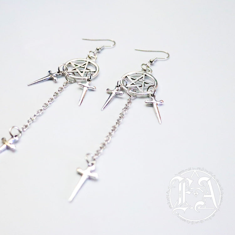 Shop from Forbidden Alchemy’s gothic earrings. Bold, detailed designs crafted from premium materials for authentic alternative style. Tagged: Earrings.Earringsforbidden alchemyEarrings