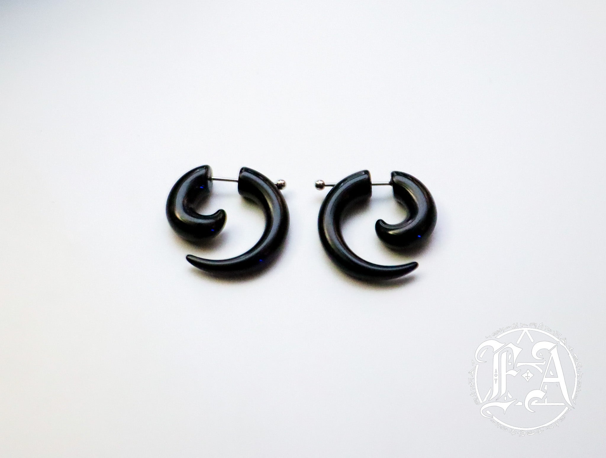 Black Horn - Earrings