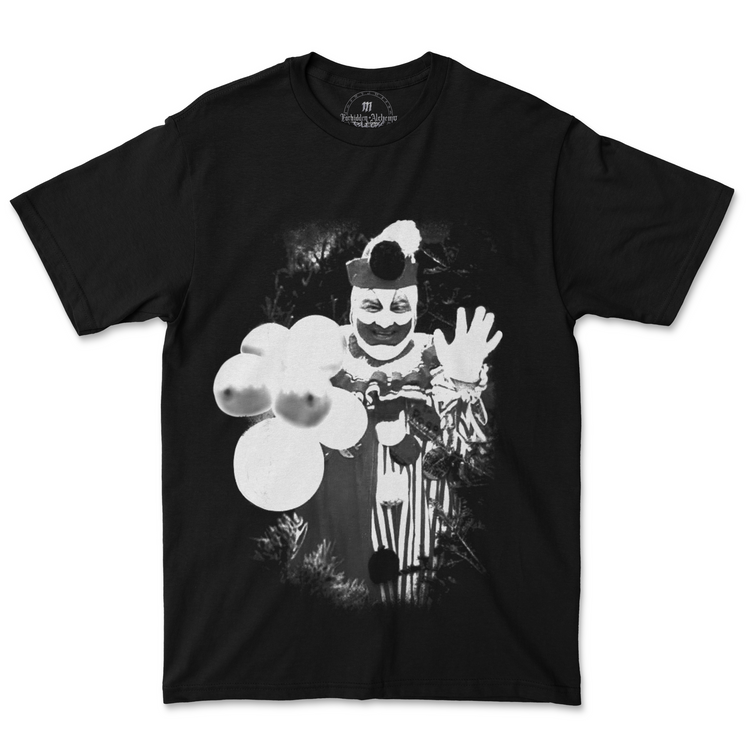 Buy John Wayne Gacy from forbidden alchemy's men's T-Shirts. Premium 100% cotton, direct-to-garment prints, authentic metalcore apparel. Tagged: MEN'S TEES.T-Shirtsforbidden alchemyMEN'S TEES