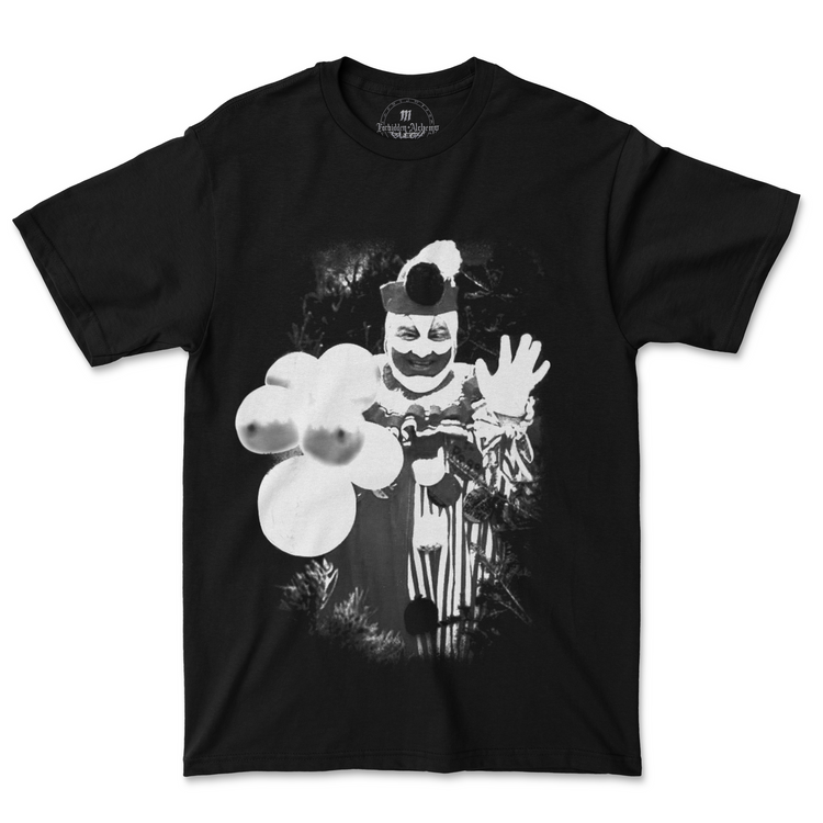 Buy John Wayne Gacy from forbidden alchemy's men's T-Shirts. Premium 100% cotton, direct-to-garment prints, authentic metalcore apparel. Tagged: MEN'S TEES.T-Shirtsforbidden alchemyMEN'S TEES