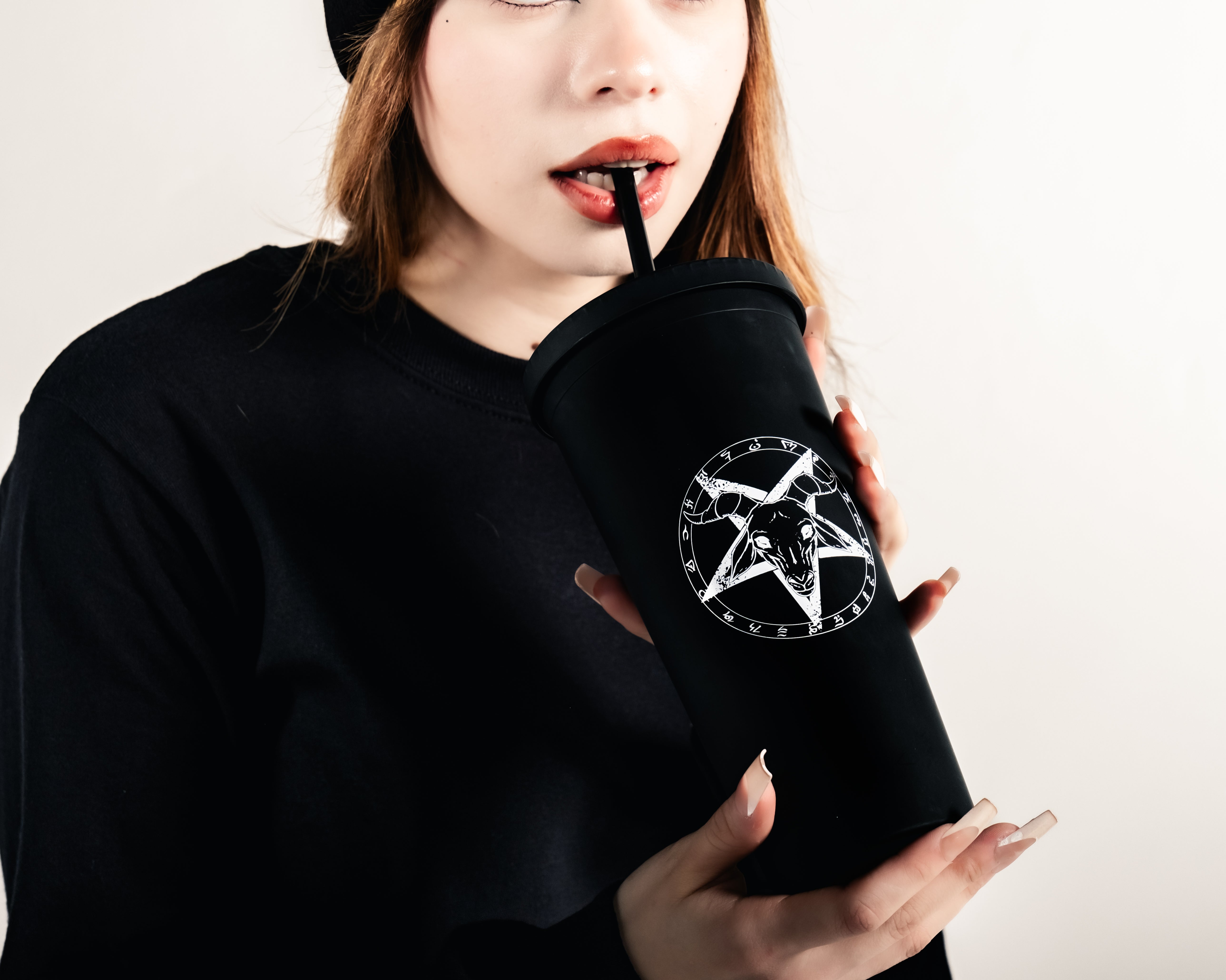 Shop from Forbidden Alchemy’s 22oz reusable tumblers. Durable cups with screw lids and straws, featuring bold, metalcore-inspired designs. Tagged: Tumblers.Tumblersforbidden alchemyTumblers