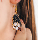 Load image into Gallery viewer, Crow - Earrings

