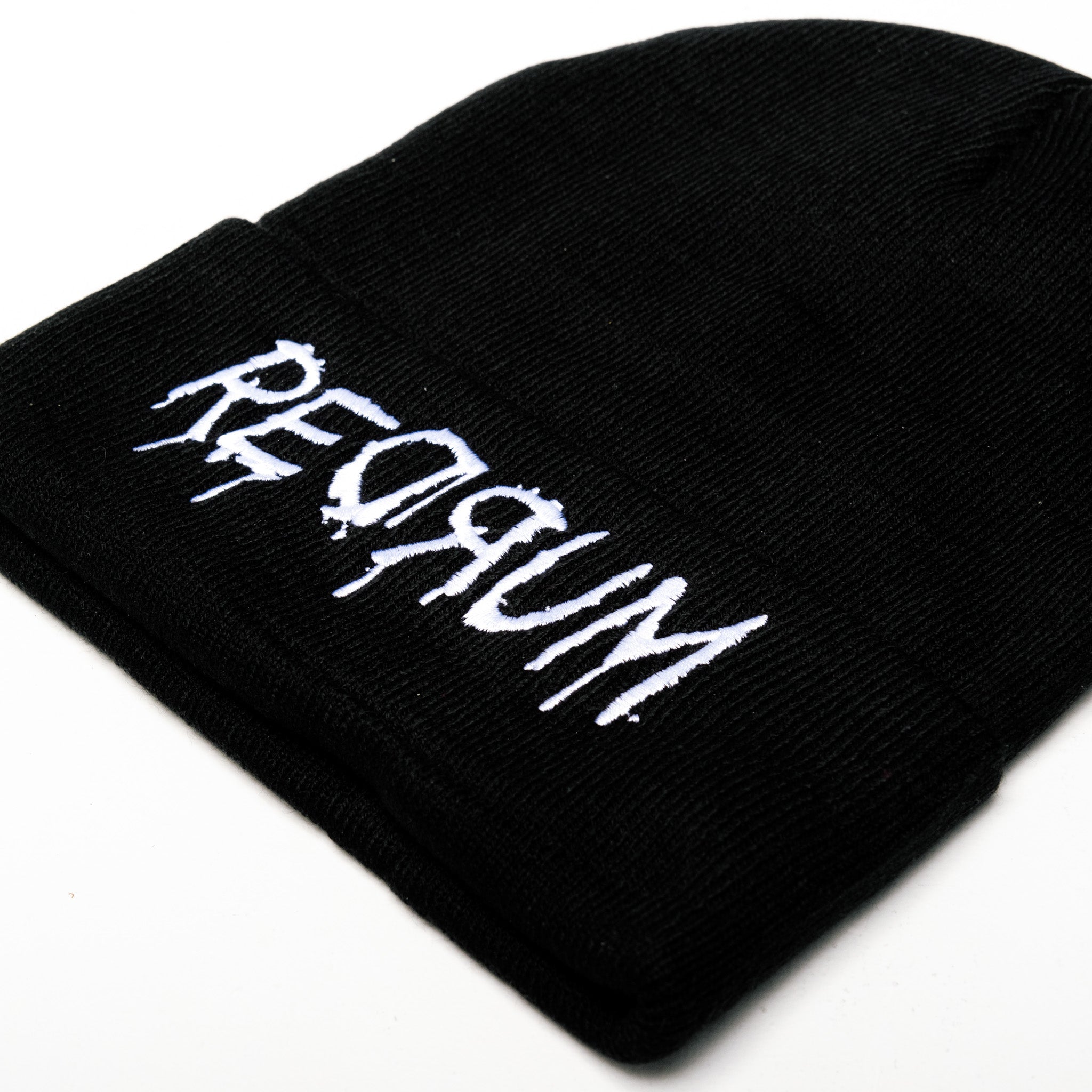 Shop Redrum - Beanie from forbidden alchemy's unisex beanie collection. Soft knit, 100% acrylic, bold embroidery, authentic alternative style. Tagged: Beanies.Beaniesforbidden alchemyBeanies