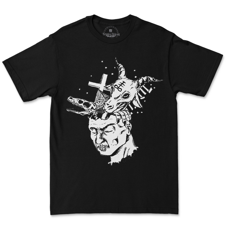 Shop Forbidden Alchemy’s men's T-shirts. Crafted from 100% cotton, featuring vibrant direct-to-garment prints and bold metalcore style. Tagged: MEN'S TEES.T-Shirtsforbidden alchemyMEN'S TEES