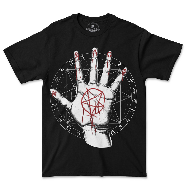 Shop Forbidden Alchemy’s men's T-shirts. Crafted from 100% cotton, featuring vibrant direct-to-garment prints and bold metalcore style. Tagged: MEN'S TEES.T-Shirtsforbidden alchemyMEN'S TEES