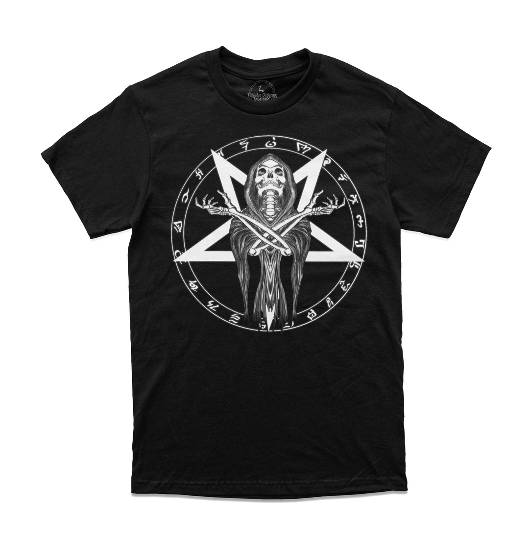 Shop Forbidden Alchemy’s men's T-shirts. Crafted from 100% cotton, featuring vibrant direct-to-garment prints and bold metalcore style. Tagged: MEN'S TEES.T-Shirtsforbidden alchemyMEN'S TEES