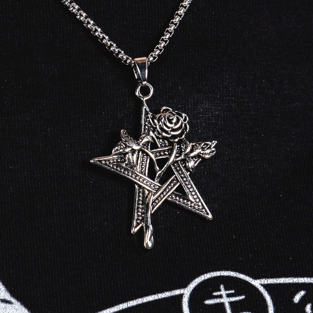 Shop Rose - Necklace from Forbidden Alchemy’s collection. Crafted from premium alloy zinc, each piece showcases detailed. Tagged: Necklaces.Necklacesforbidden alchemyNecklaces