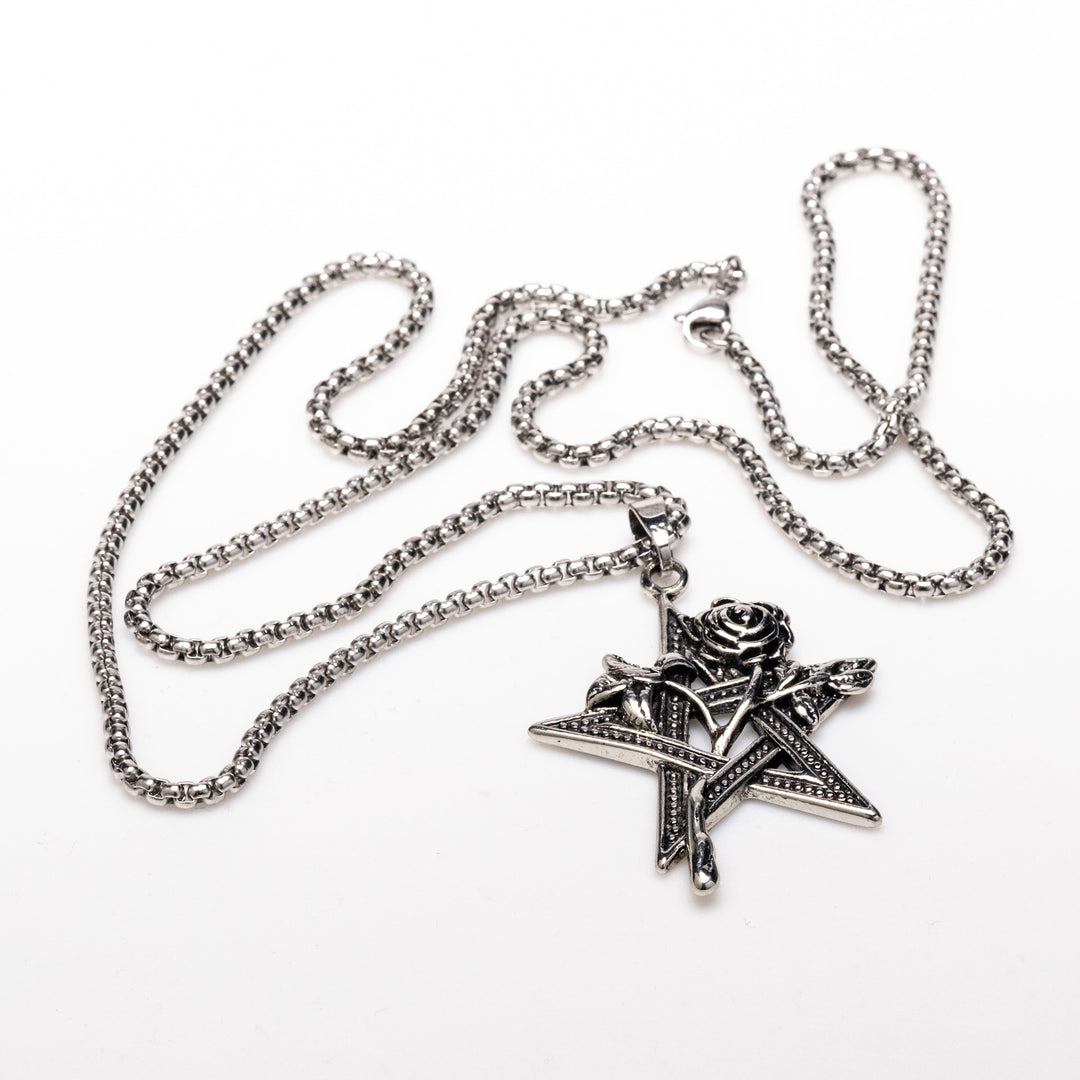 Shop Rose - Necklace from Forbidden Alchemy’s collection. Crafted from premium alloy zinc, each piece showcases detailed. Tagged: Necklaces.Necklacesforbidden alchemyNecklaces