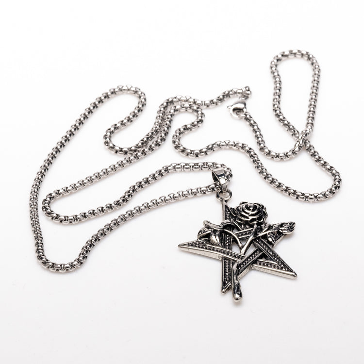 Shop Rose - Necklace from Forbidden Alchemy’s collection. Crafted from premium alloy zinc, each piece showcases detailed. Tagged: Necklaces.Necklacesforbidden alchemyNecklaces