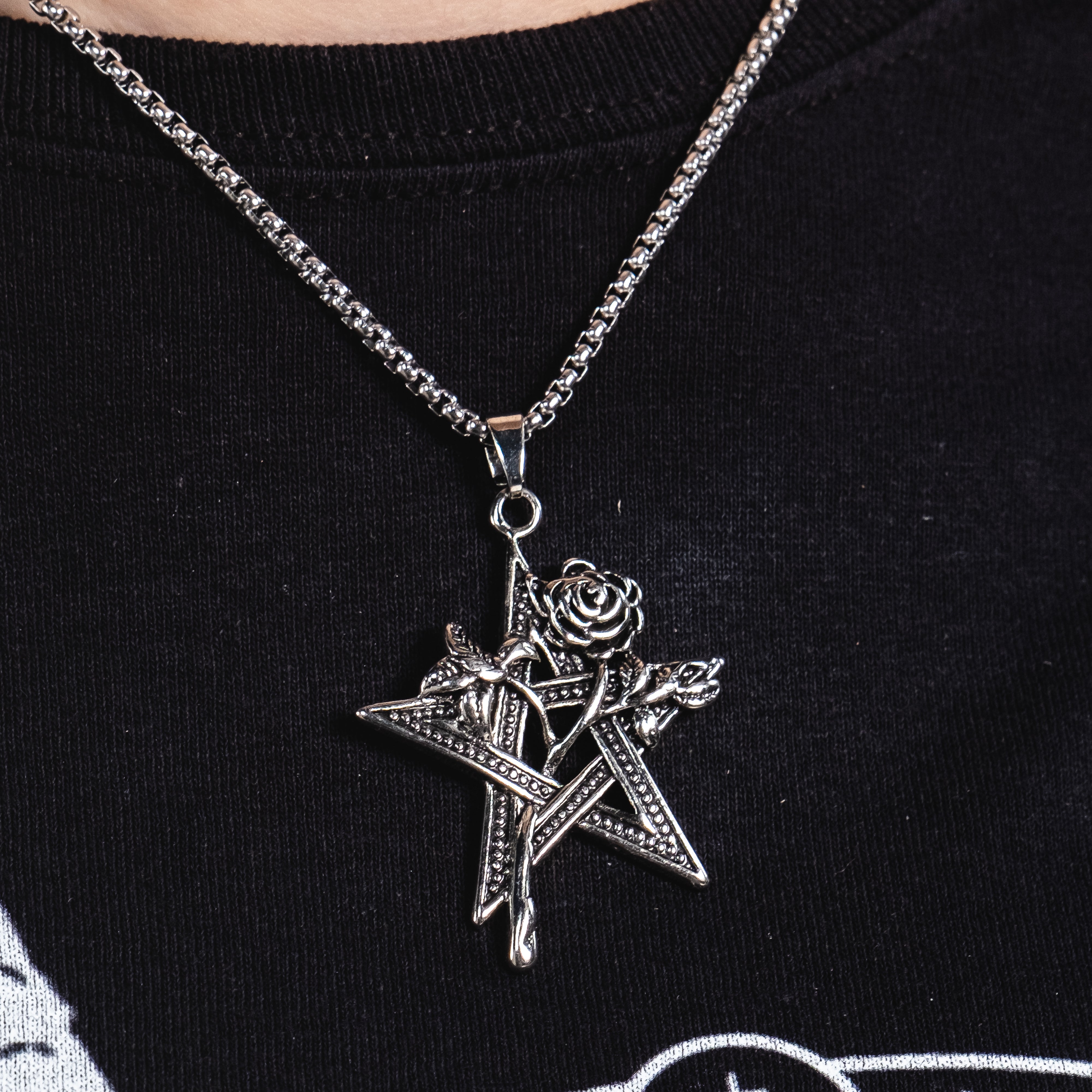 Shop Rose - Necklace from Forbidden Alchemy’s collection. Crafted from premium alloy zinc, each piece showcases detailed. Tagged: Necklaces.Necklacesforbidden alchemyNecklaces