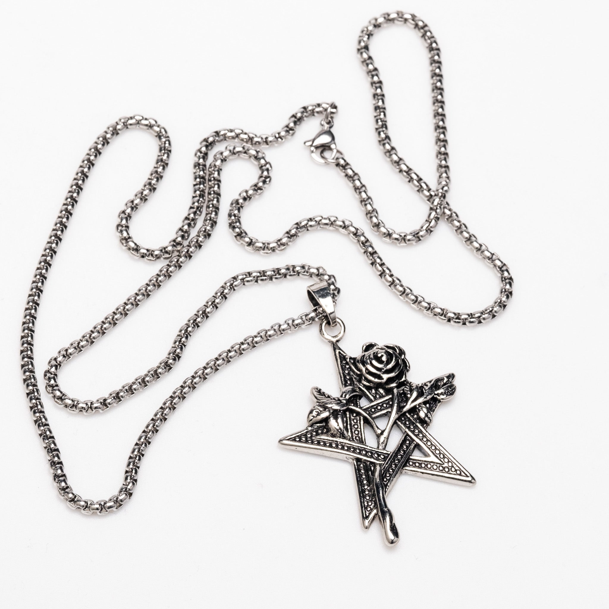 Shop Rose - Necklace from Forbidden Alchemy’s collection. Crafted from premium alloy zinc, each piece showcases detailed. Tagged: Necklaces.Necklacesforbidden alchemyNecklaces