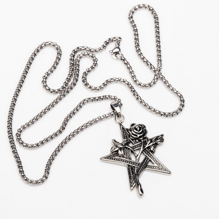 Shop Rose - Necklace from Forbidden Alchemy’s collection. Crafted from premium alloy zinc, each piece showcases detailed. Tagged: Necklaces.Necklacesforbidden alchemyNecklaces
