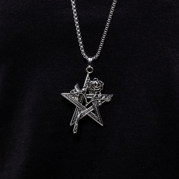 Shop Rose - Necklace from Forbidden Alchemy’s collection. Crafted from premium alloy zinc, each piece showcases detailed. Tagged: Necklaces.Necklacesforbidden alchemyNecklaces