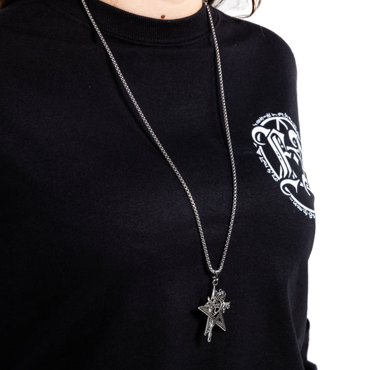 Shop Rose - Necklace from Forbidden Alchemy’s collection. Crafted from premium alloy zinc, each piece showcases detailed. Tagged: Necklaces.Necklacesforbidden alchemyNecklaces