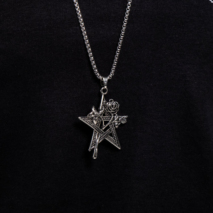 Shop Rose - Necklace from Forbidden Alchemy’s collection. Crafted from premium alloy zinc, each piece showcases detailed. Tagged: Necklaces.Necklacesforbidden alchemyNecklaces