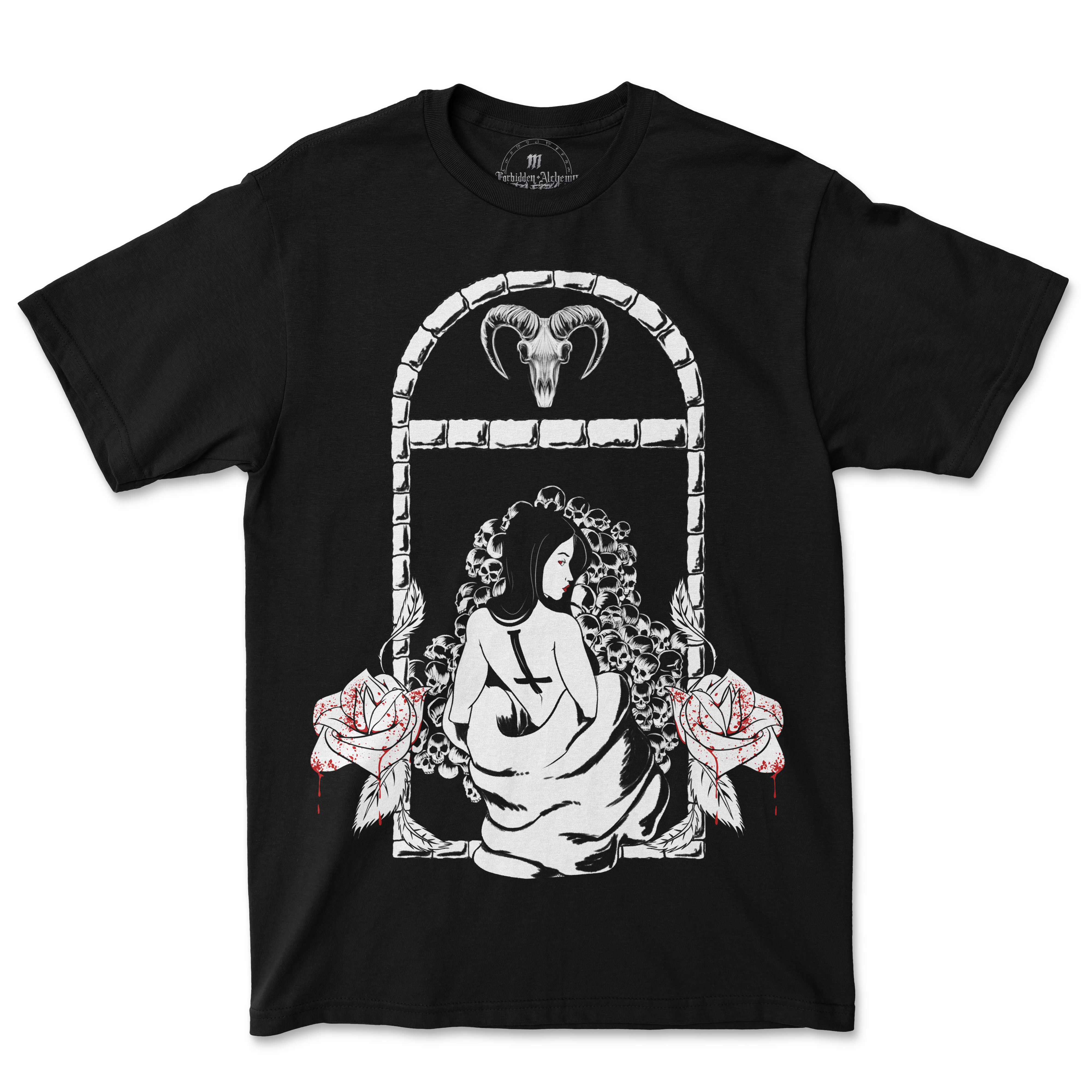 Shop Forbidden Alchemy’s men's T-shirts. Crafted from 100% cotton, featuring vibrant direct-to-garment prints and bold metalcore style. Tagged: MEN'S TEES.T-Shirtsforbidden alchemyMEN'S TEES