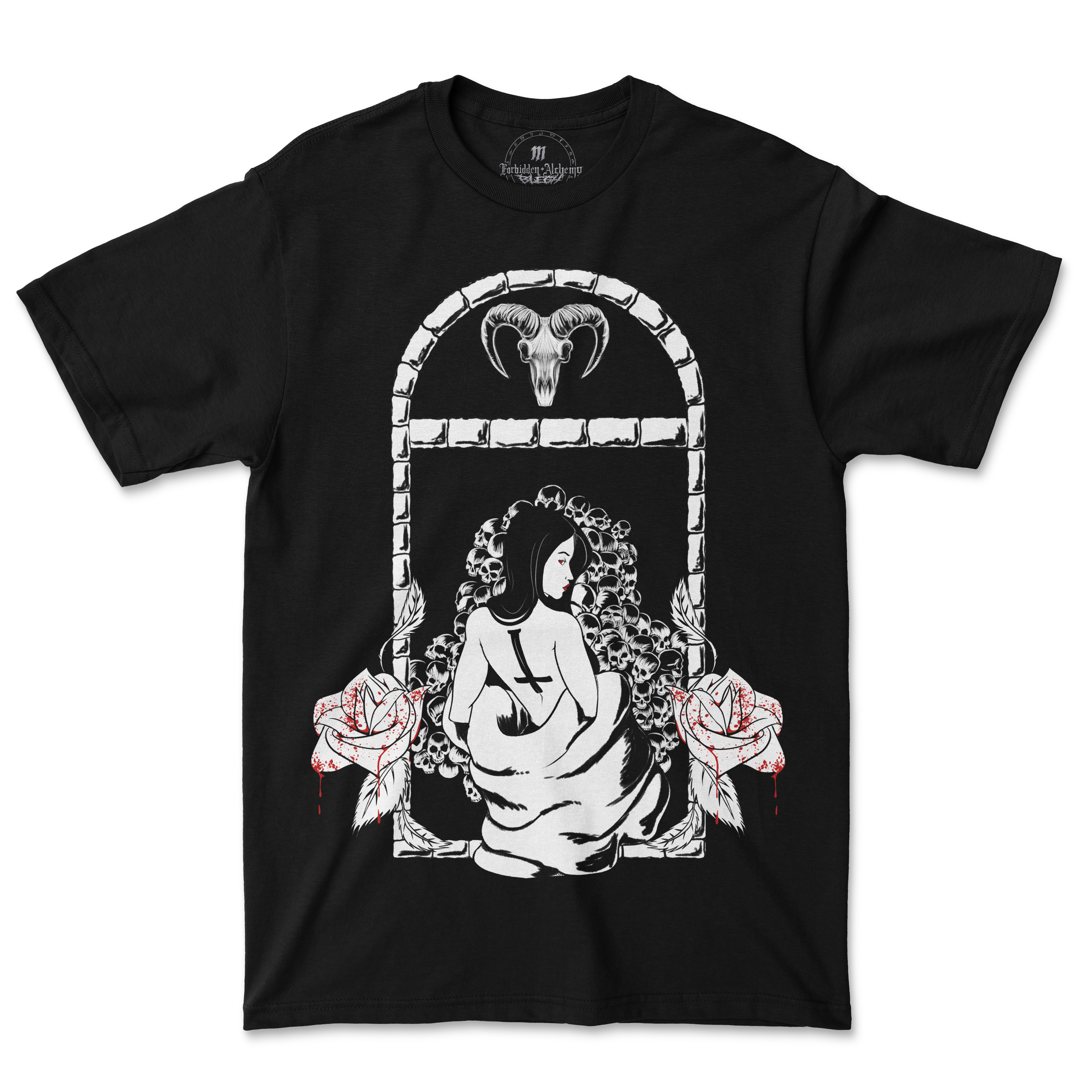 Shop Forbidden Alchemy’s men's T-shirts. Crafted from 100% cotton, featuring vibrant direct-to-garment prints and bold metalcore style. Tagged: MEN'S TEES.T-Shirtsforbidden alchemyMEN'S TEES