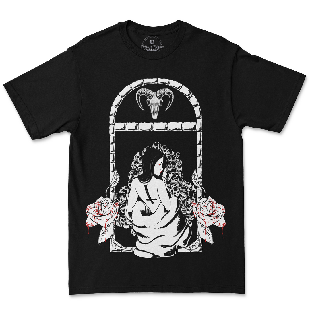 Shop Forbidden Alchemy’s men's T-shirts. Crafted from 100% cotton, featuring vibrant direct-to-garment prints and bold metalcore style. Tagged: MEN'S TEES.T-Shirtsforbidden alchemyMEN'S TEES