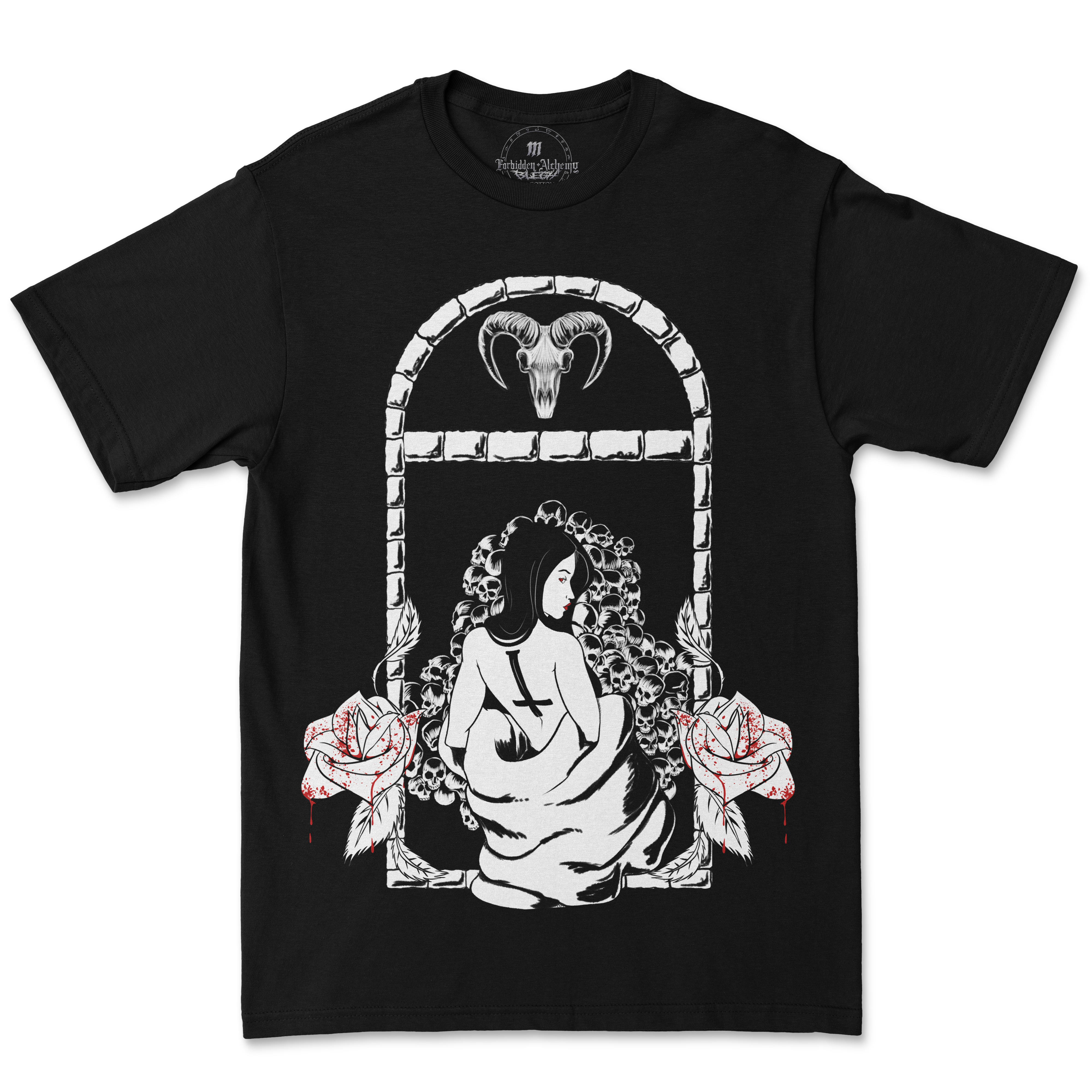 Shop Forbidden Alchemy’s men's T-shirts. Crafted from 100% cotton, featuring vibrant direct-to-garment prints and bold metalcore style. Tagged: MEN'S TEES.T-Shirtsforbidden alchemyMEN'S TEES