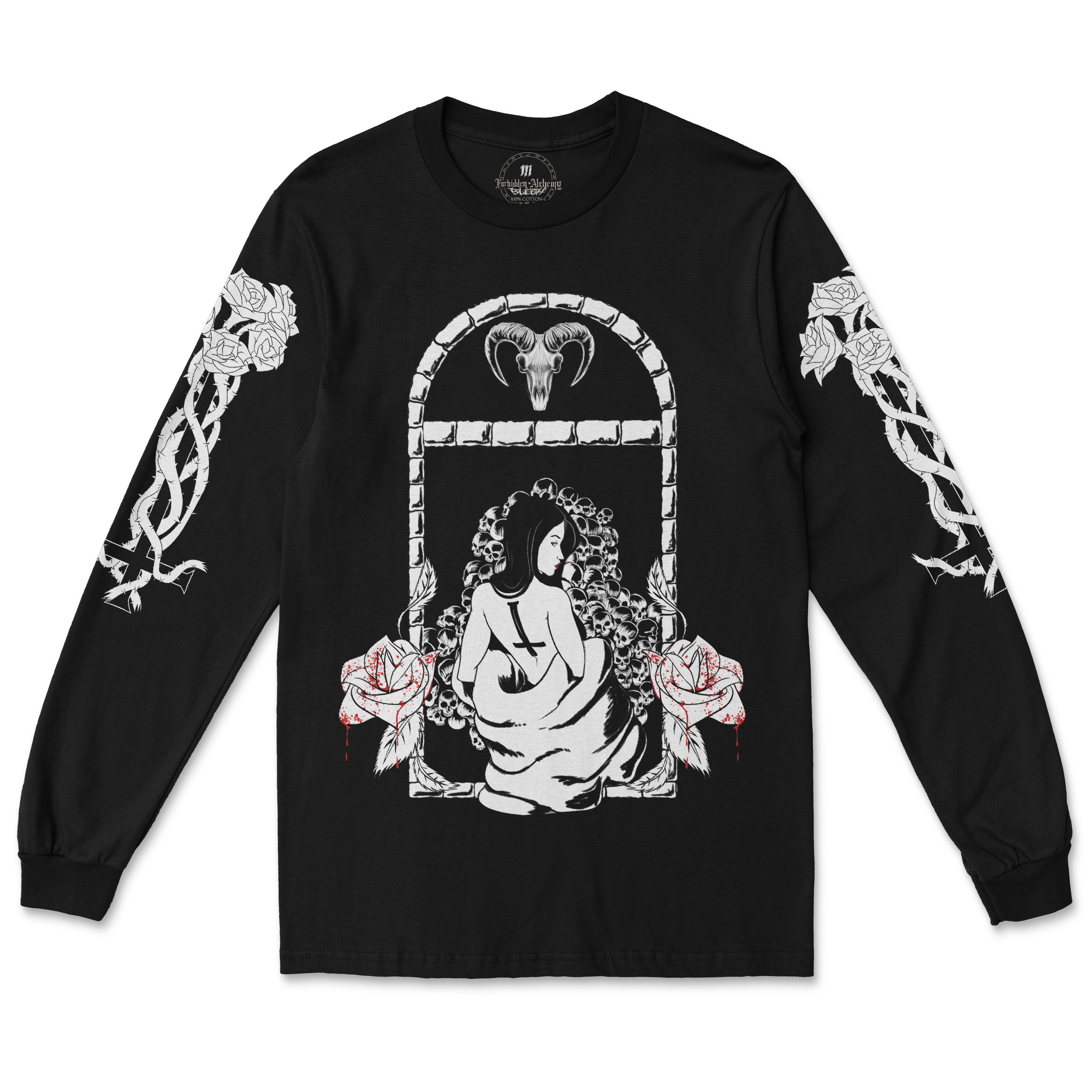 Shop Long Sleeve from forbidden alchemy's 100% cotton unisex long sleeve shirts. Lightweight comfort, bold designs, alternative apparel. Tagged: LONG SLEEVES.T-Shirtsforbidden alchemyLONG SLEEVES