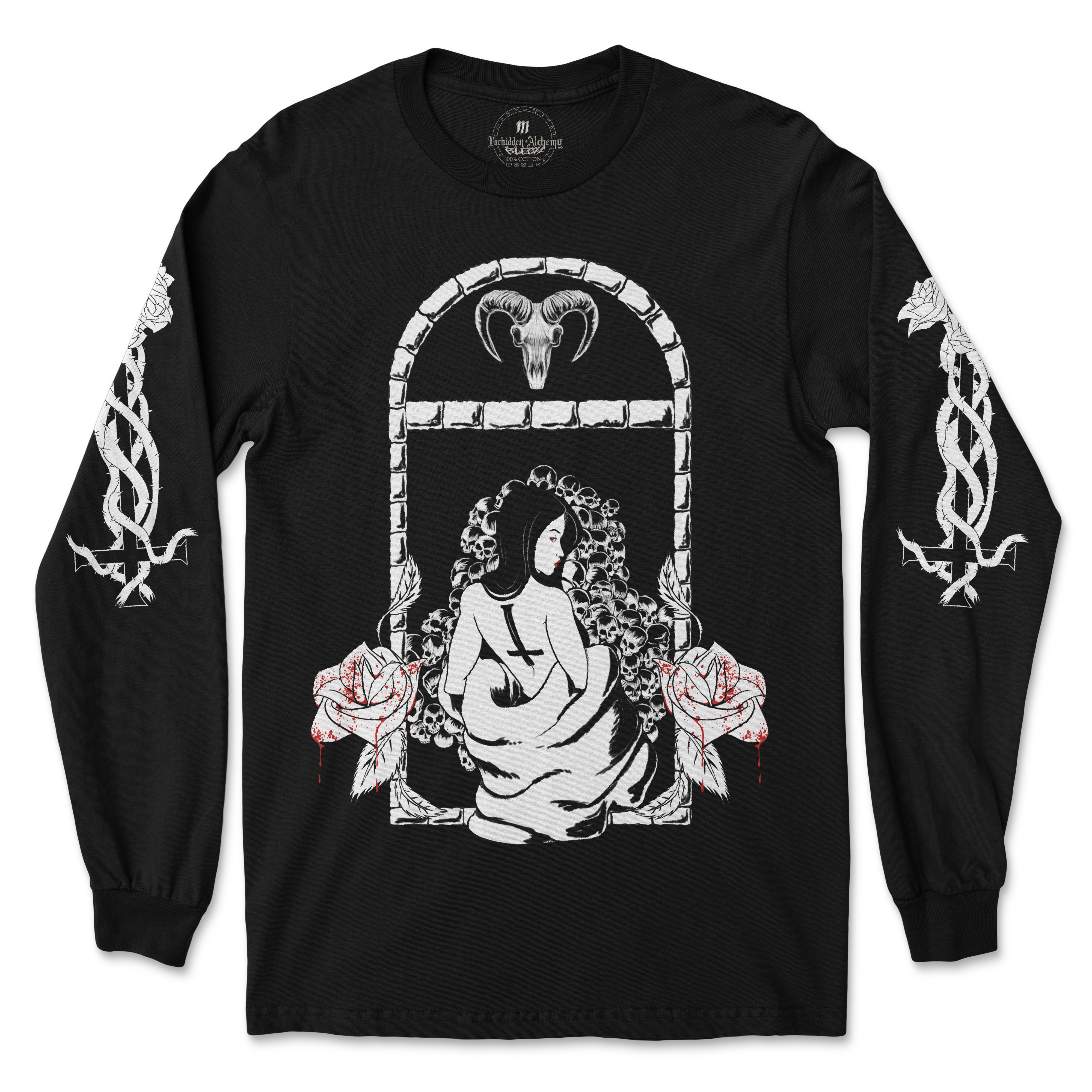 Shop Long Sleeve from forbidden alchemy's 100% cotton unisex long sleeve shirts. Lightweight comfort, bold designs, alternative apparel. Tagged: LONG SLEEVES.T-Shirtsforbidden alchemyLONG SLEEVES