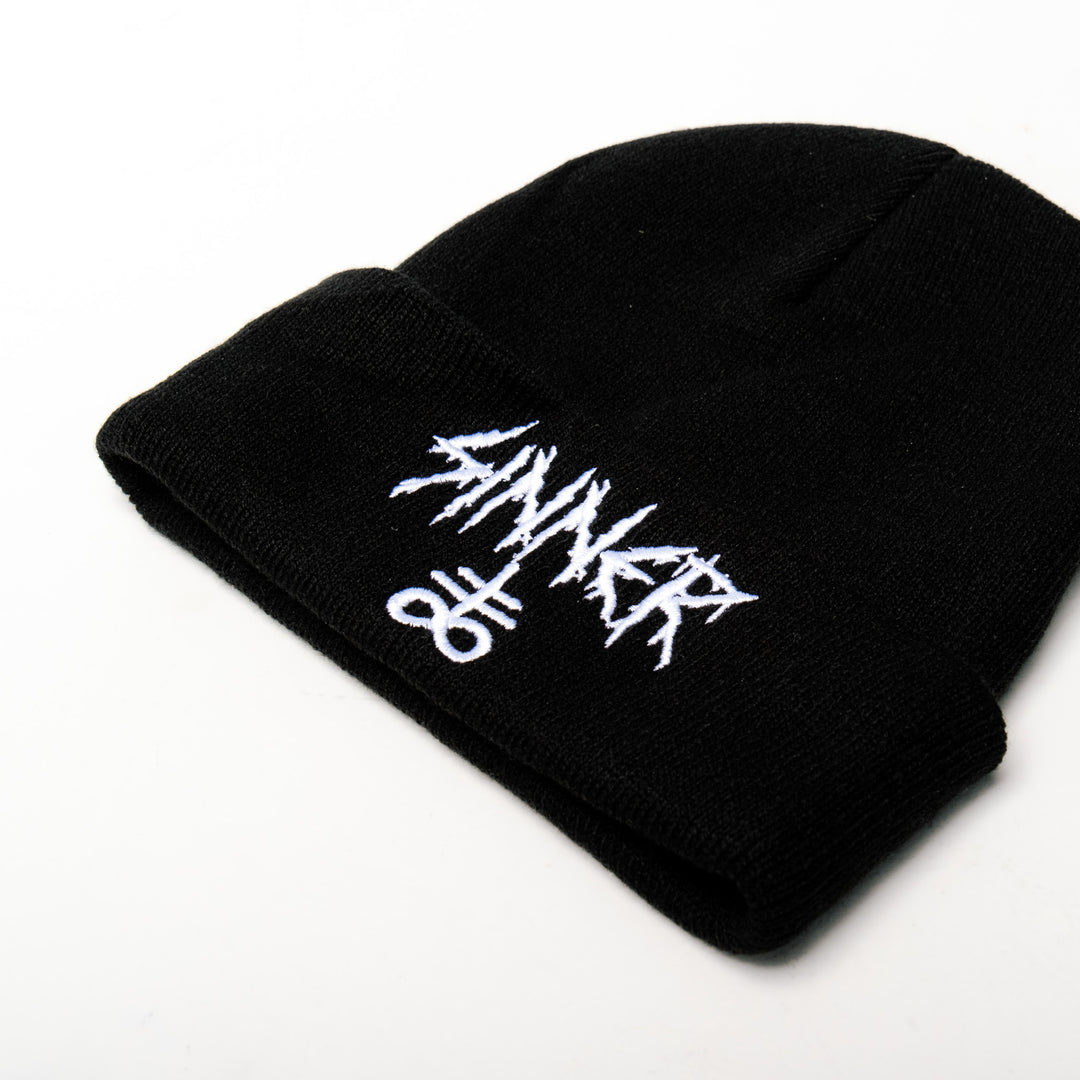 Shop Sinner - Beanie from forbidden alchemy's unisex beanie collection. Soft knit, 100% acrylic, bold embroidery, authentic alternative style. Tagged: Beanies.Beaniesforbidden alchemyBeanies