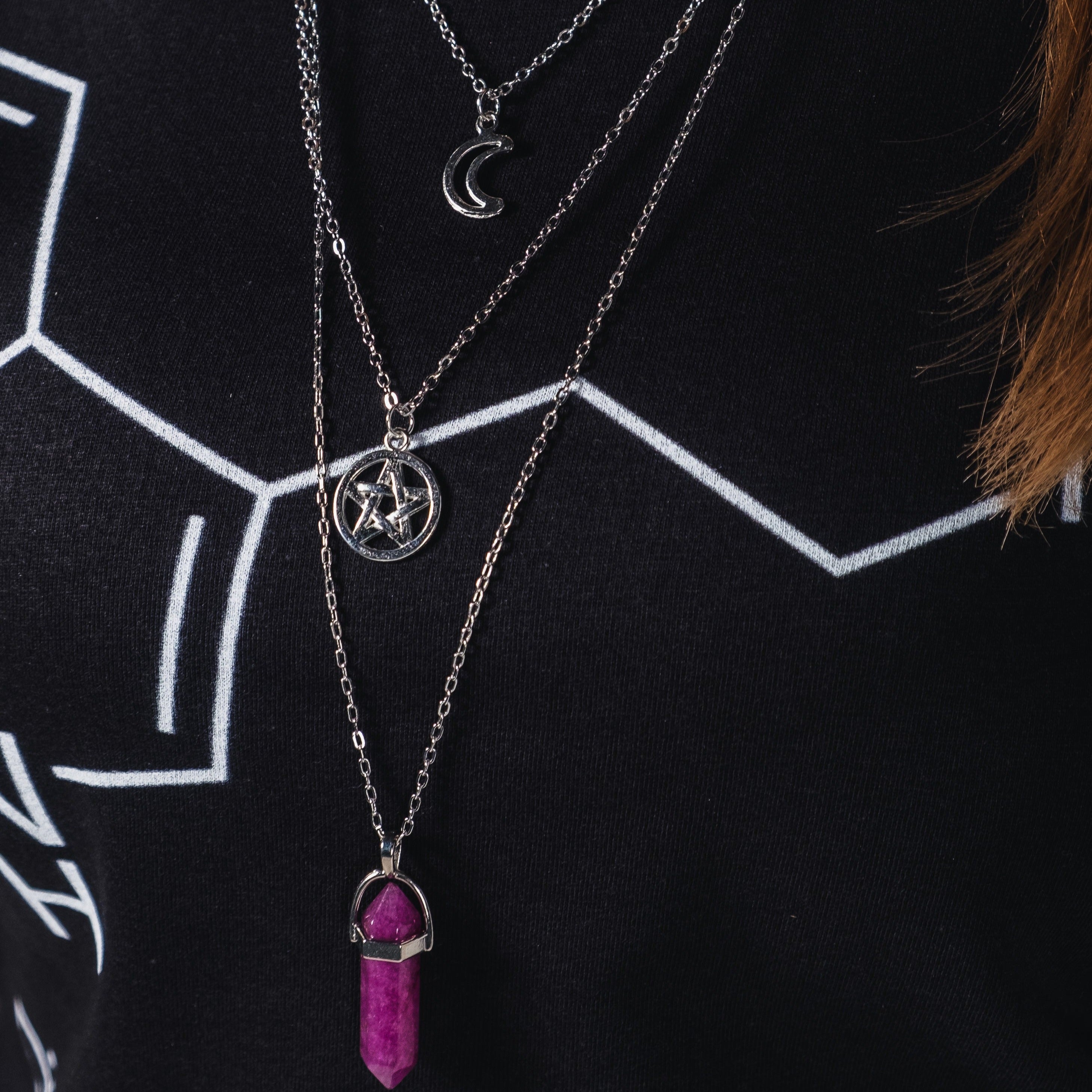 Shop Stone - Necklace from Forbidden Alchemy’s collection. Crafted from premium alloy zinc, each piece showcases detailed. Tagged: Necklaces.Necklacesforbidden alchemyNecklaces