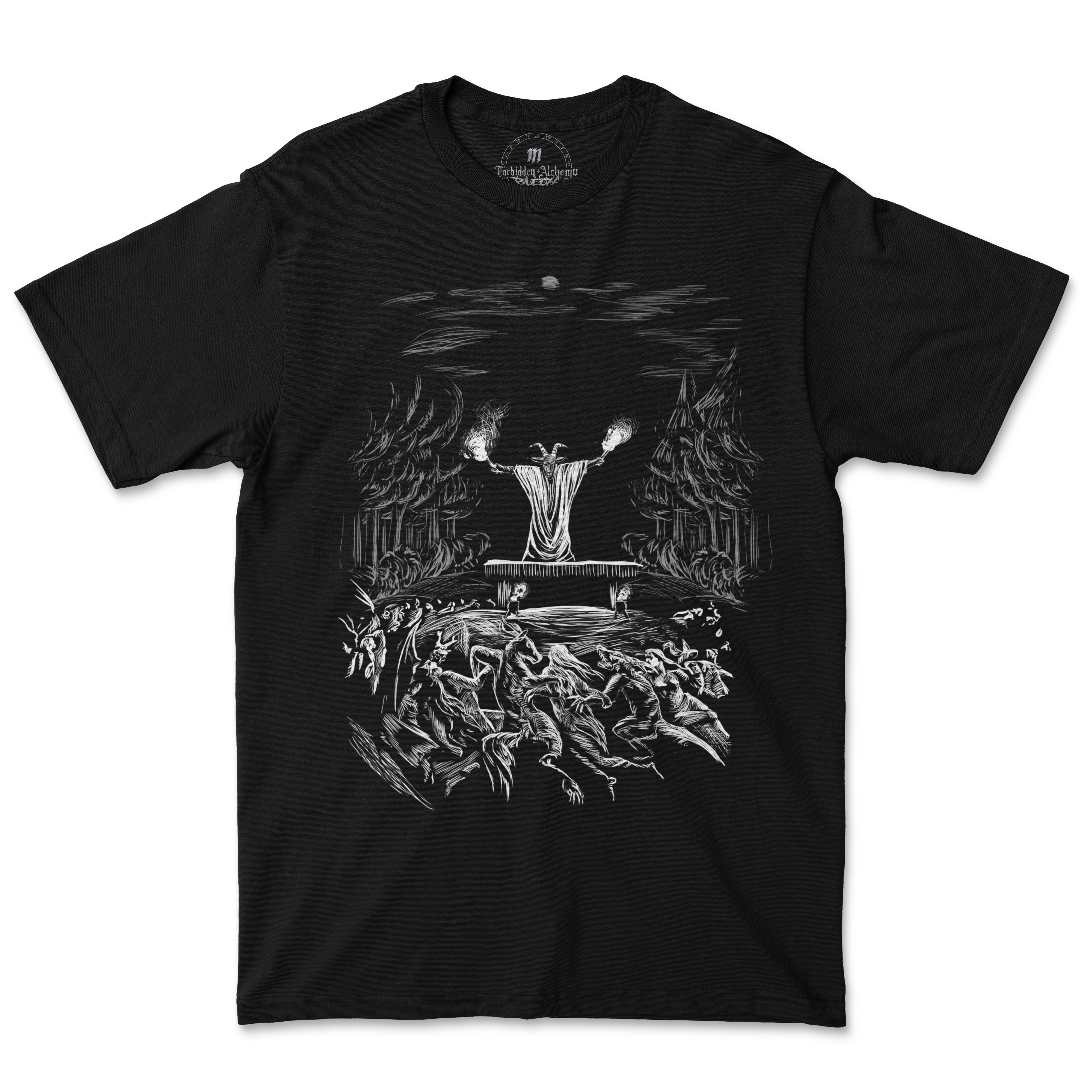 Shop Forbidden Alchemy’s men's T-shirts. Crafted from 100% cotton, featuring vibrant direct-to-garment prints and bold metalcore style. Tagged: MEN'S TEES.T-Shirtsforbidden alchemyMEN'S TEES
