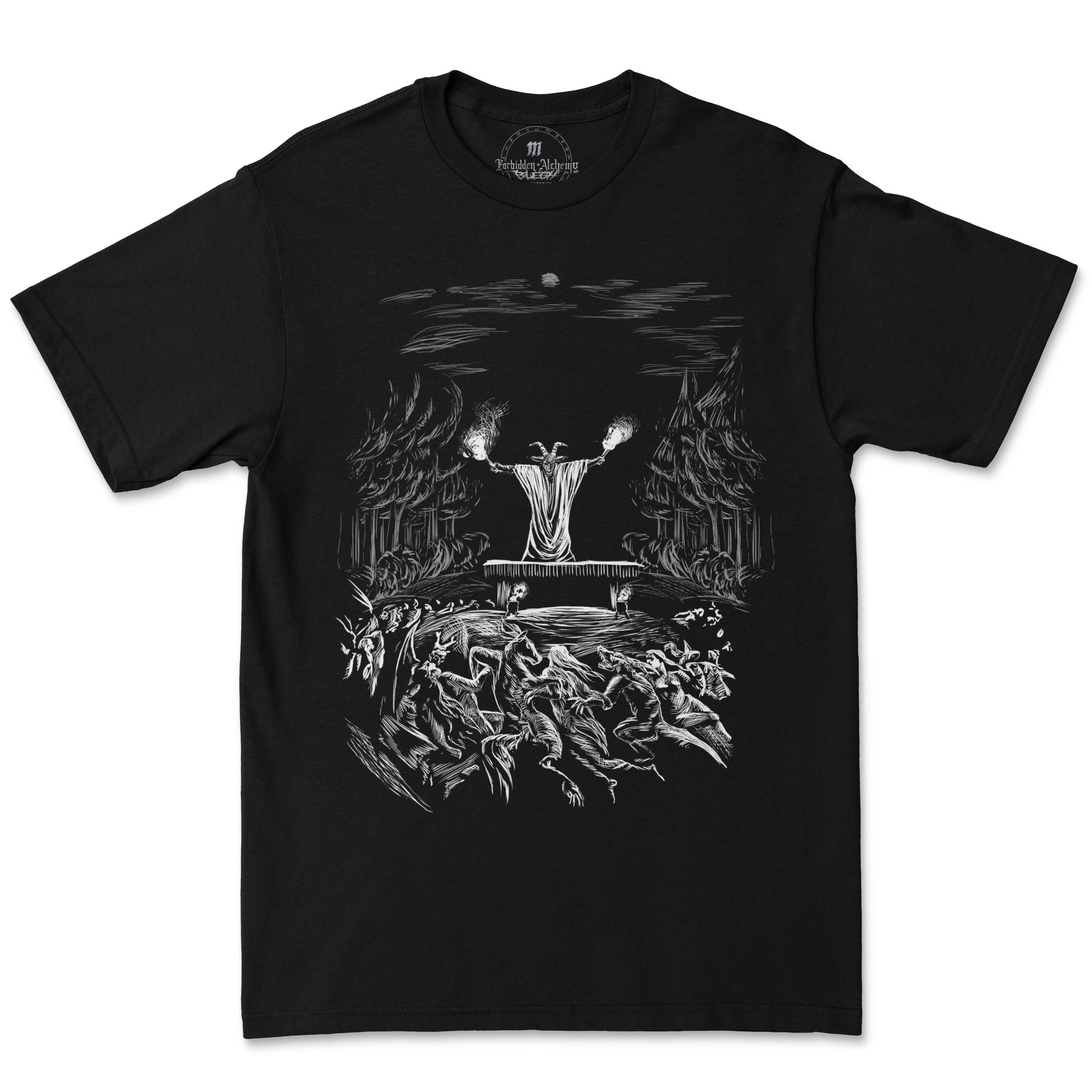 Shop Forbidden Alchemy’s men's T-shirts. Crafted from 100% cotton, featuring vibrant direct-to-garment prints and bold metalcore style. Tagged: MEN'S TEES.T-Shirtsforbidden alchemyMEN'S TEES