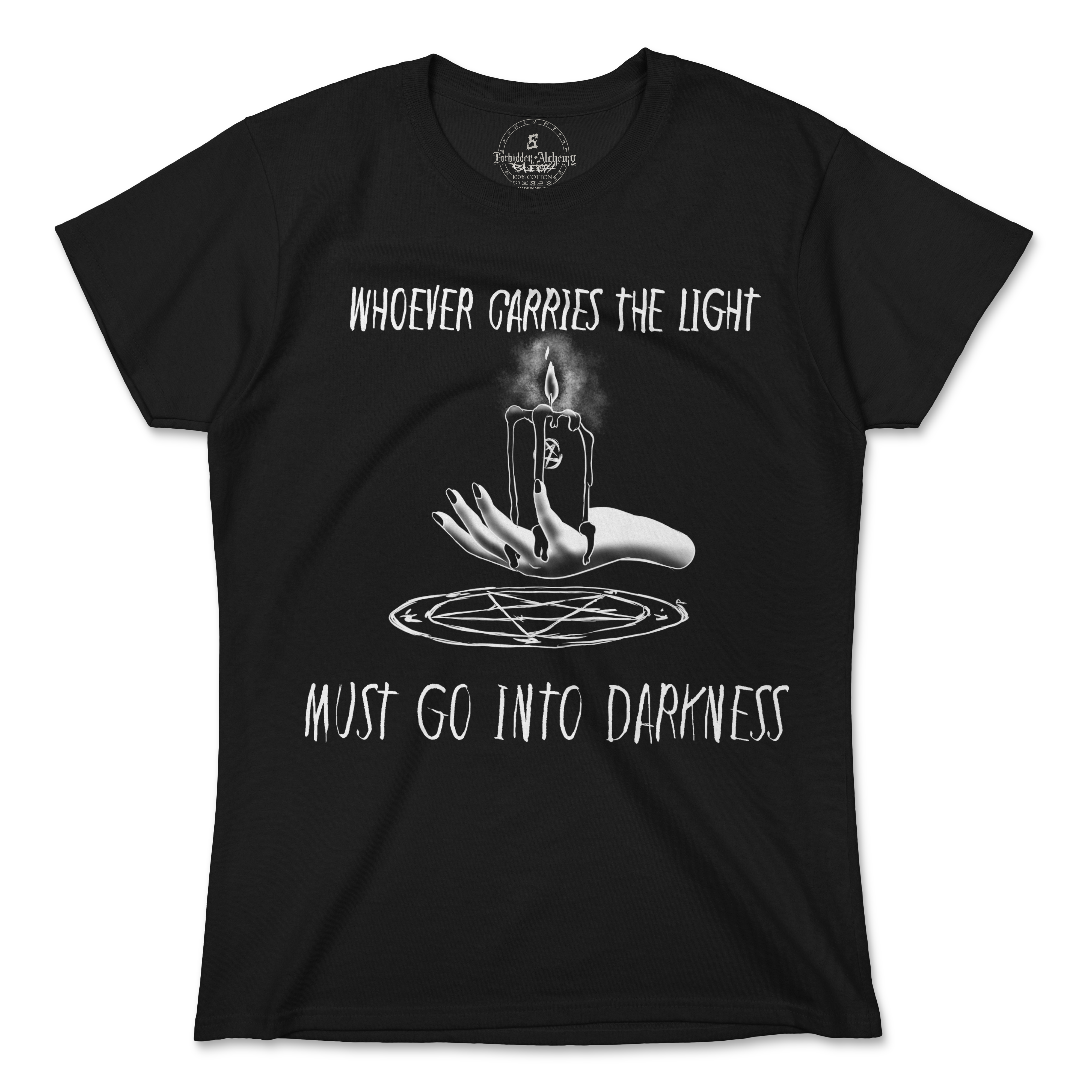 Shop Forbidden Alchemy’s women's T-shirts—100% cotton with vivid direct-to-garment (DTG) prints, inspired by authentic metalcore style. Tagged: WOMEN'S TEES.T-Shirtsforbidden alchemyWOMEN'S TEES